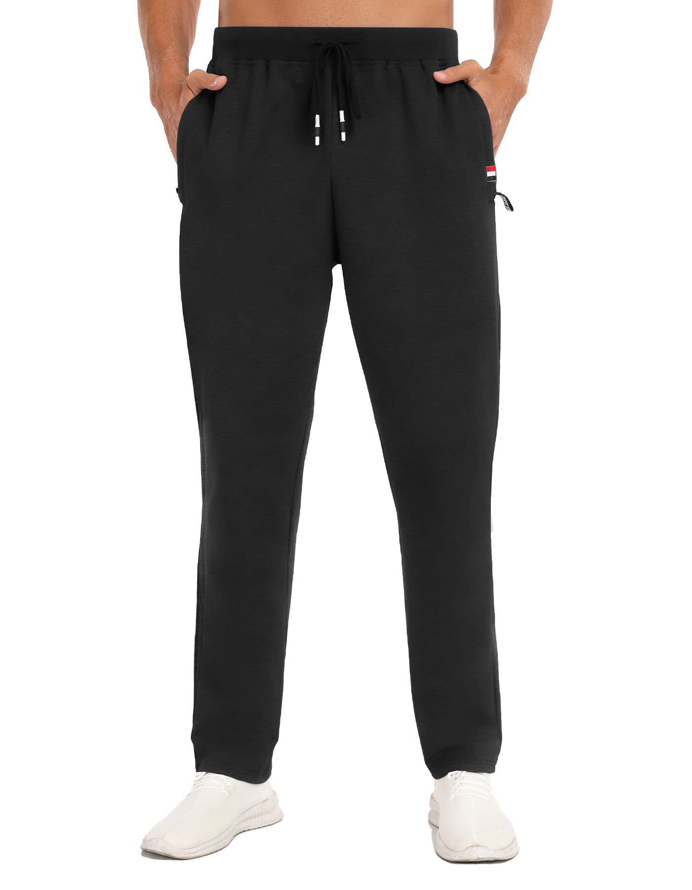**YUTYTH Men's Cotton Joggers - Breathable Tracksuit Pants with Zip Pocket & Elastic Waistband for Gym Running, Workout & Casual Wear**