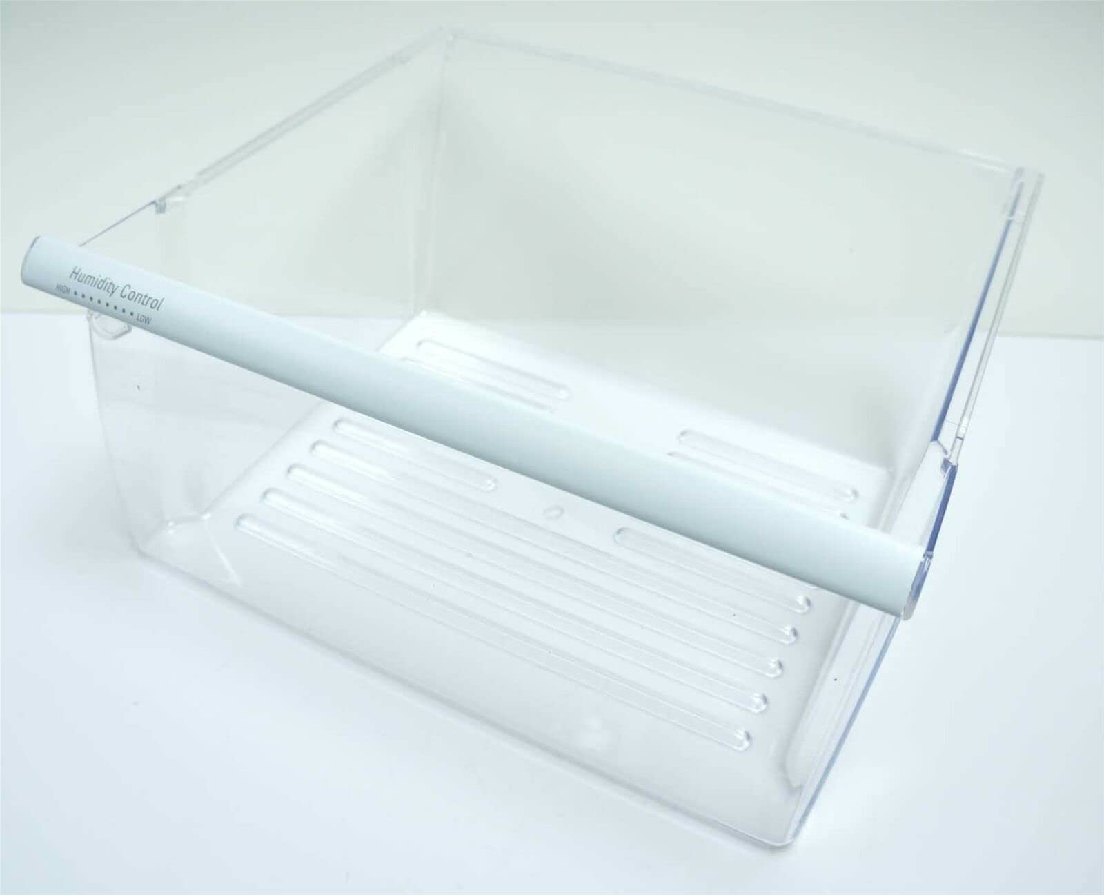 Depadmen Compatible with Whirlpool Refrigerator Drawer Bin 2188656 / WP2188656 - Clear Plastic Replacement Part for Food Storage & Organization