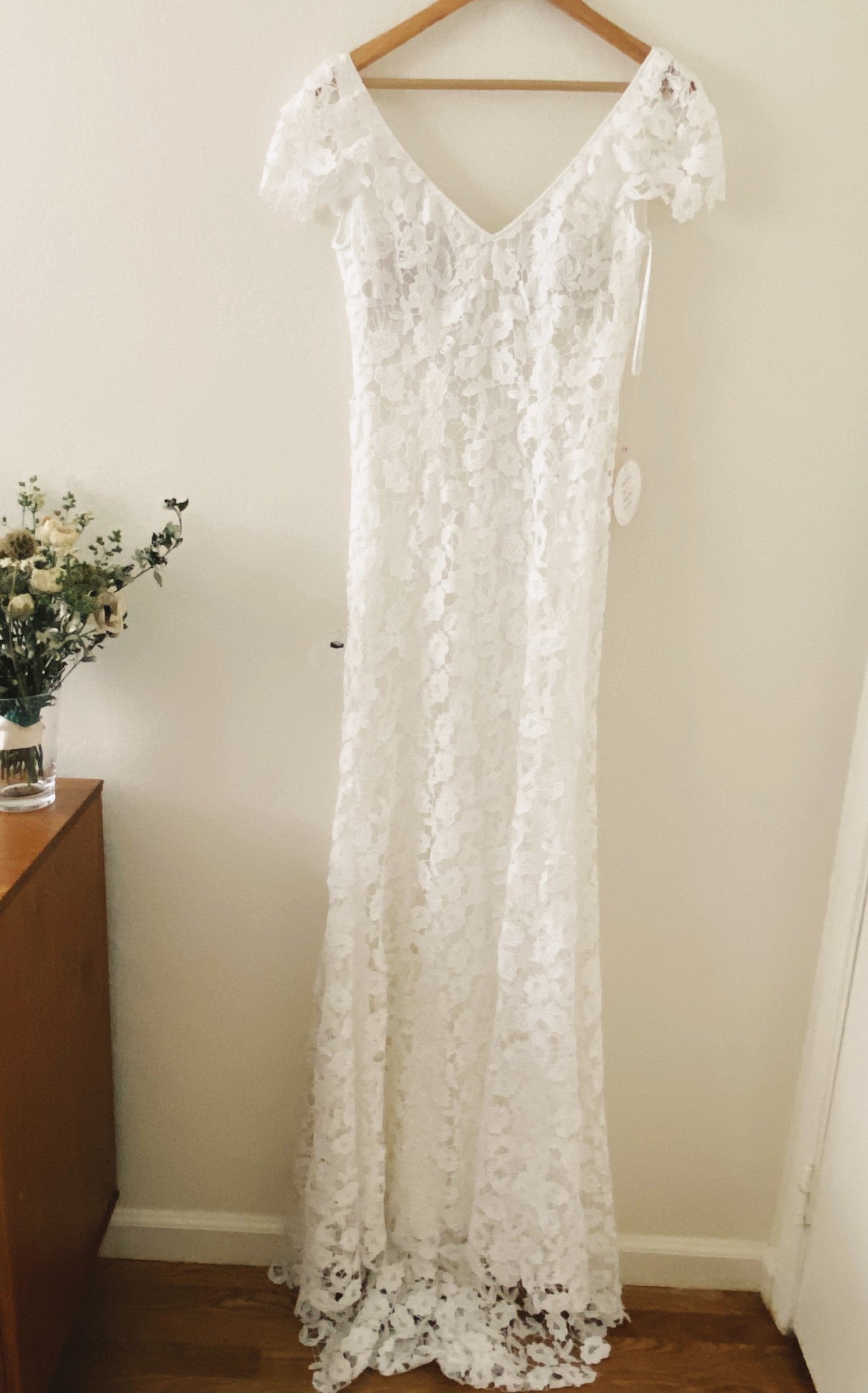 BHLDN Wtoo Francila Wedding Gown - Elegant Lace Bridal Dress for Bride, Perfect for Beach, Garden & Formal Weddings