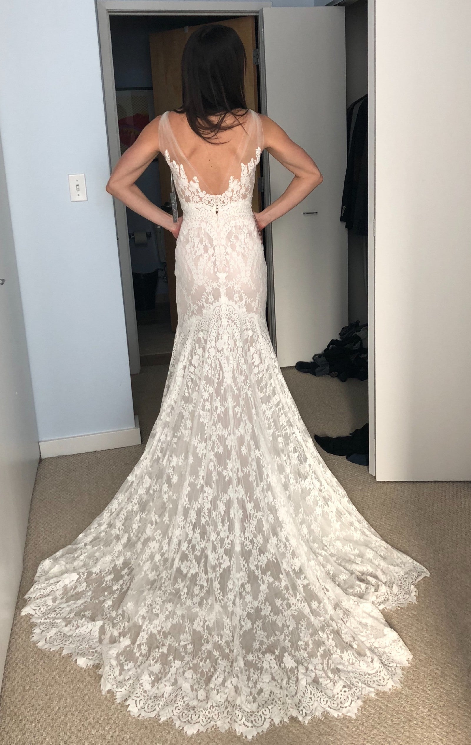 Wtoo Cecily Wedding Gown - Elegant Lace Bridal Dress for Bride, Perfect for Church Ceremony & Formal Events