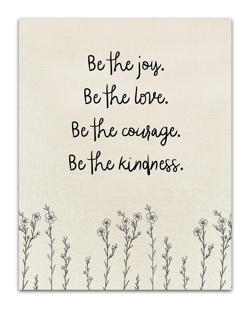 TJ Originals - Motivational Positive Wall Art with Inspiring Quotes, Spiritual Zen Decor for Living Room & Office, Modern Zen Gifts for Women & Men, Desk Decor (Be The Love) - Perfect for Home, Office & Meditation Spaces