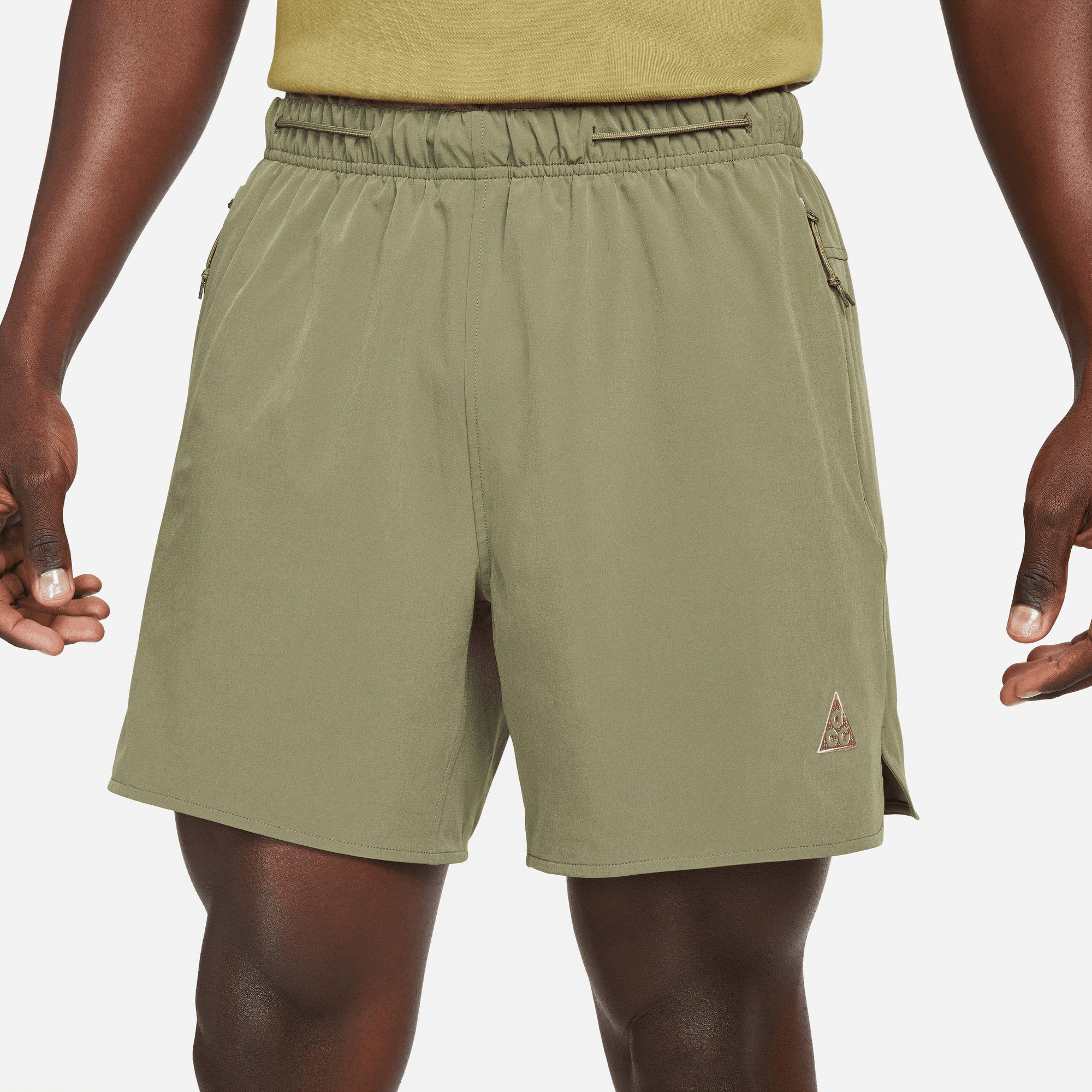 ACG Dri-FIT New Sands Shorts for Men - Quick-Dry, Lightweight & Comfortable - Olive Green - Perfect for Running, Hiking & Outdoor Activities