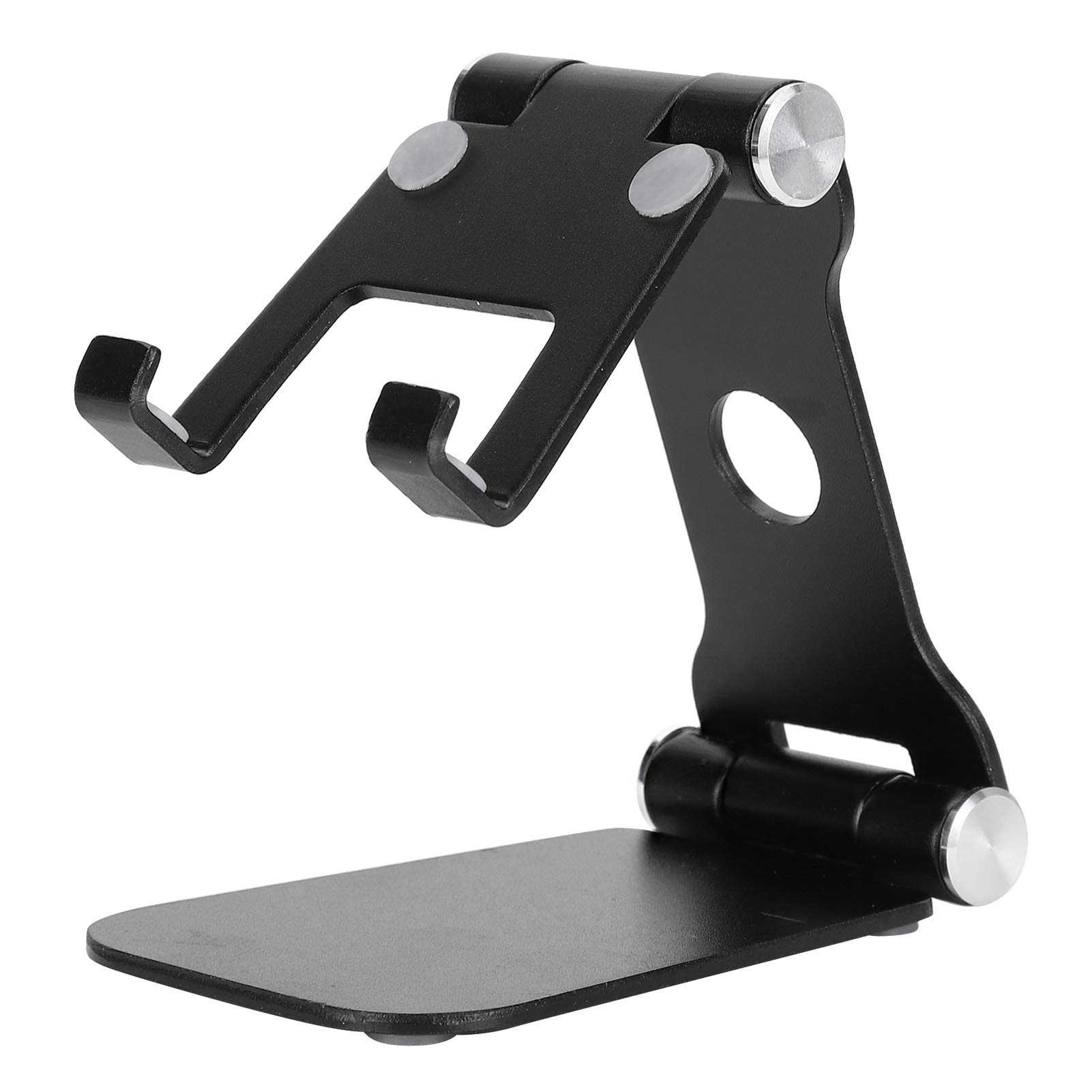 Foldable Phone Stand Holder for Desk - Adjustable & Portable Mobile Phone & Tablet Stand for iPhone, Samsung, iPad - Perfect for Office, Home, Bed, Car & Travel Use