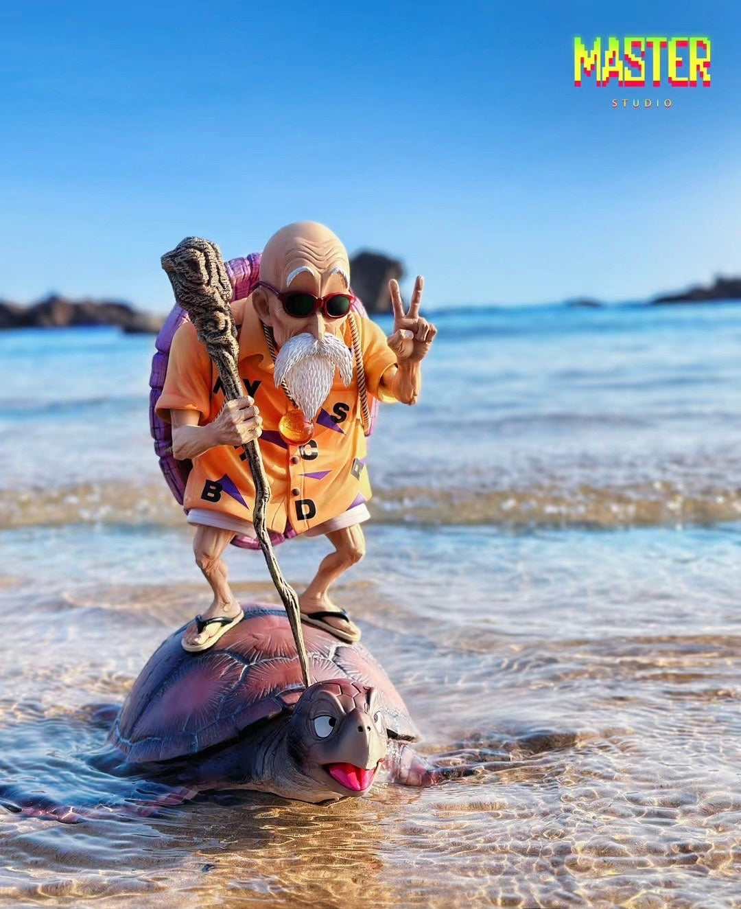 Master Roshi Action Figure - Dragon Ball Z Collectible Toy for Anime Fans | Perfect for Display, Cosplay, and Gift Giving