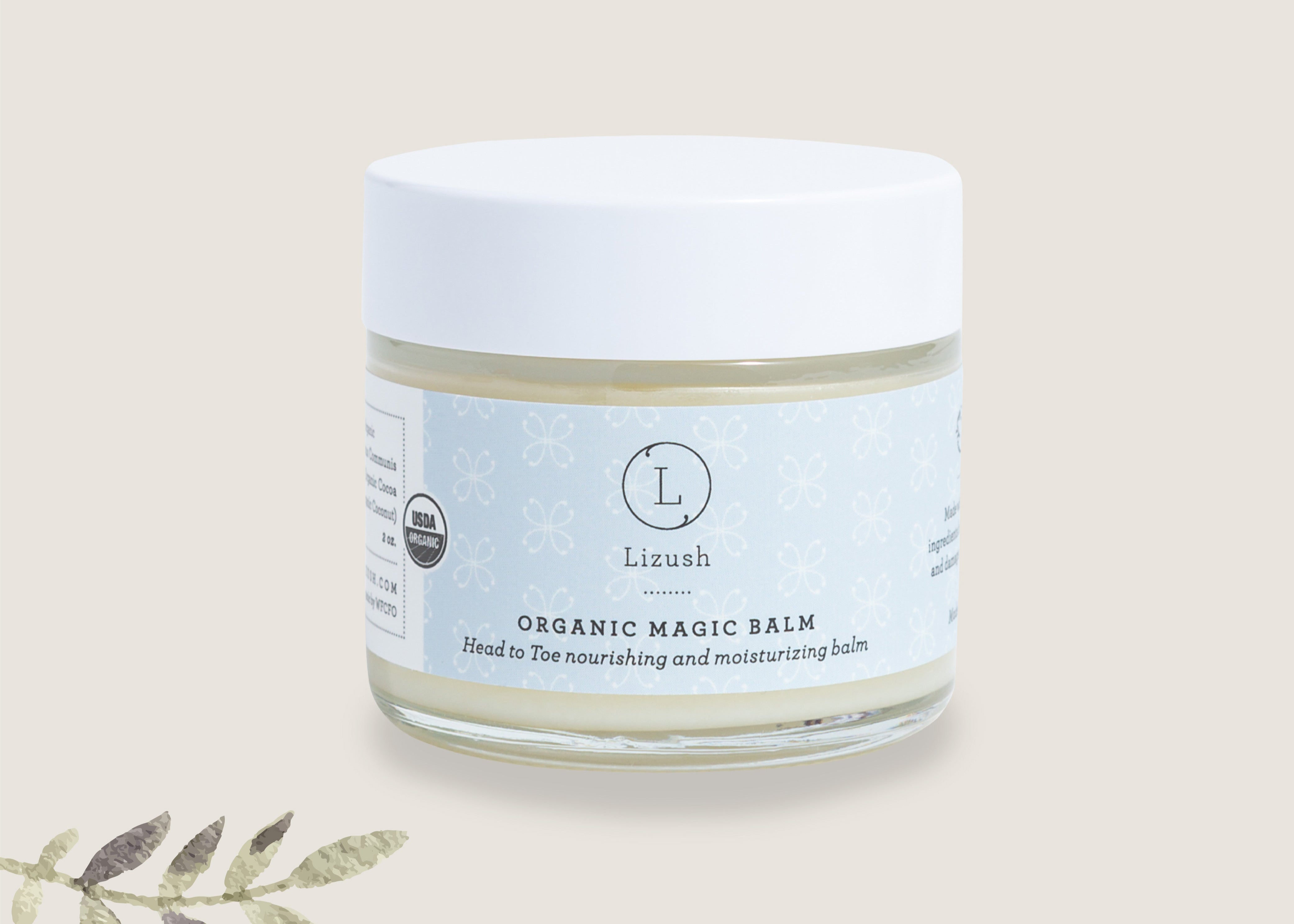 Organic Magic Balm - All-Natural Head to Toe Moisturizing & Nourishing Skin Care for Dry Skin, Hands, Feet & Lips | Perfect for Daily Hydration & Winter Care