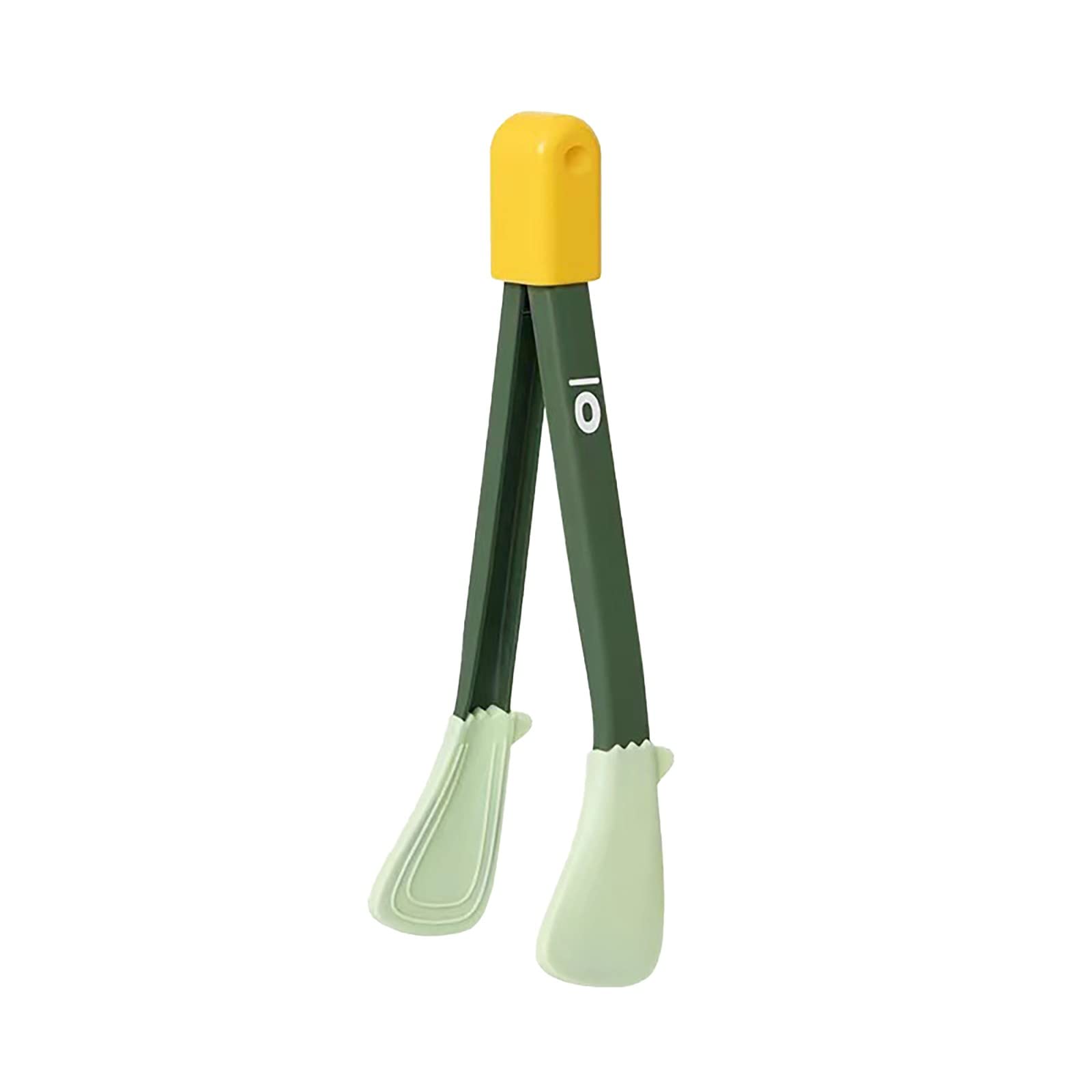 Premium Silicone Kitchen Tongs - BPA-Free Non-Stick BBQ Grill Tongs with Locking Mechanism for Cooking, Flipping Steak & Serving Food - Dishwasher Safe Cooking Utensil Set (Green) - Perfect for Grilling, Salad Tossing & Kitchen Prep
