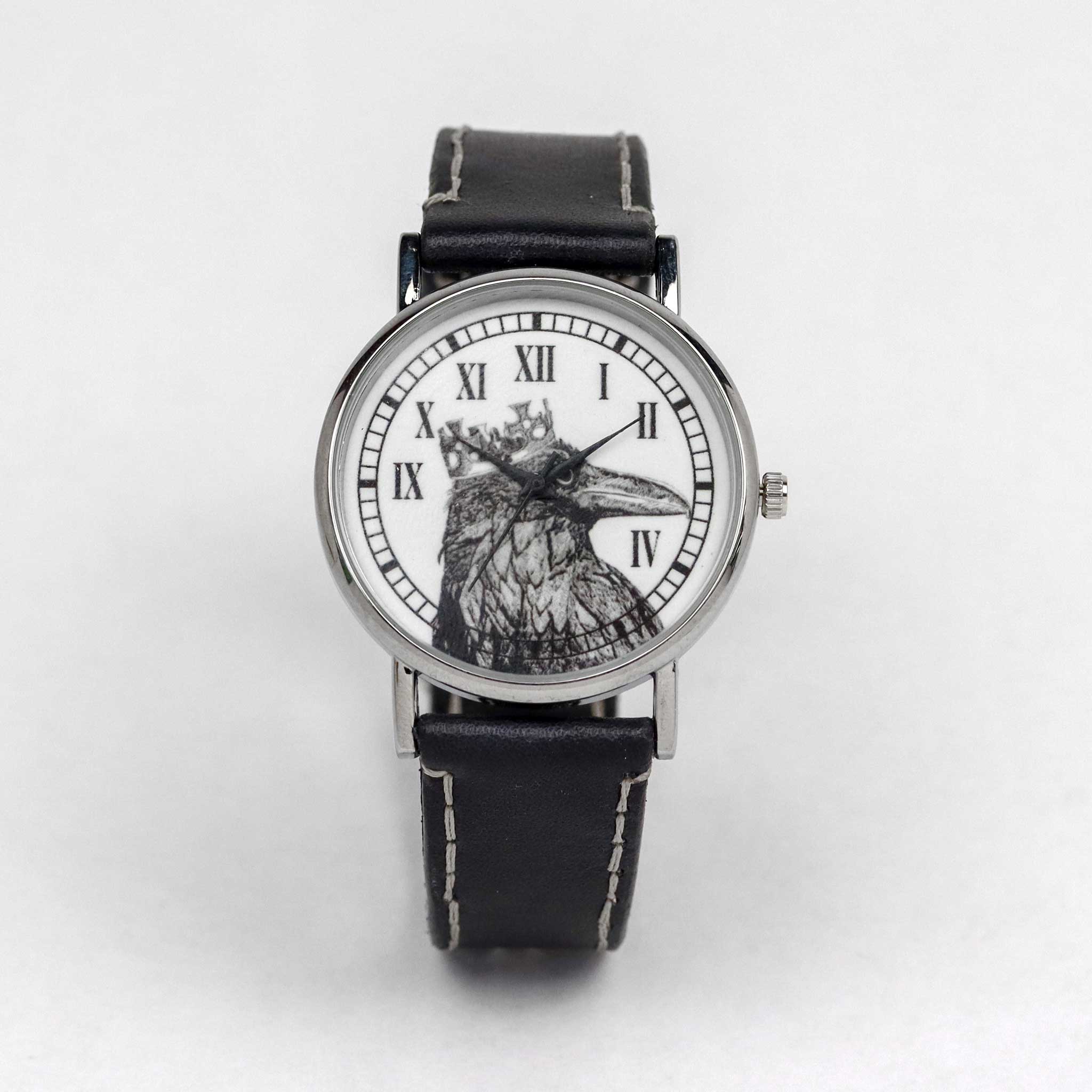 Raven King Luxury Men's Wrist Watch - Waterproof Stainless Steel Analog Quartz Watch for Business, Casual & Formal Wear | Perfect Gift for Men
