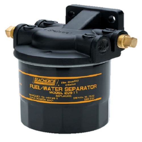 Seachoice 20901 Universal Fuel/Water Separator with Double Seal Canister - Ideal for Marine, Automotive, and Industrial Applications