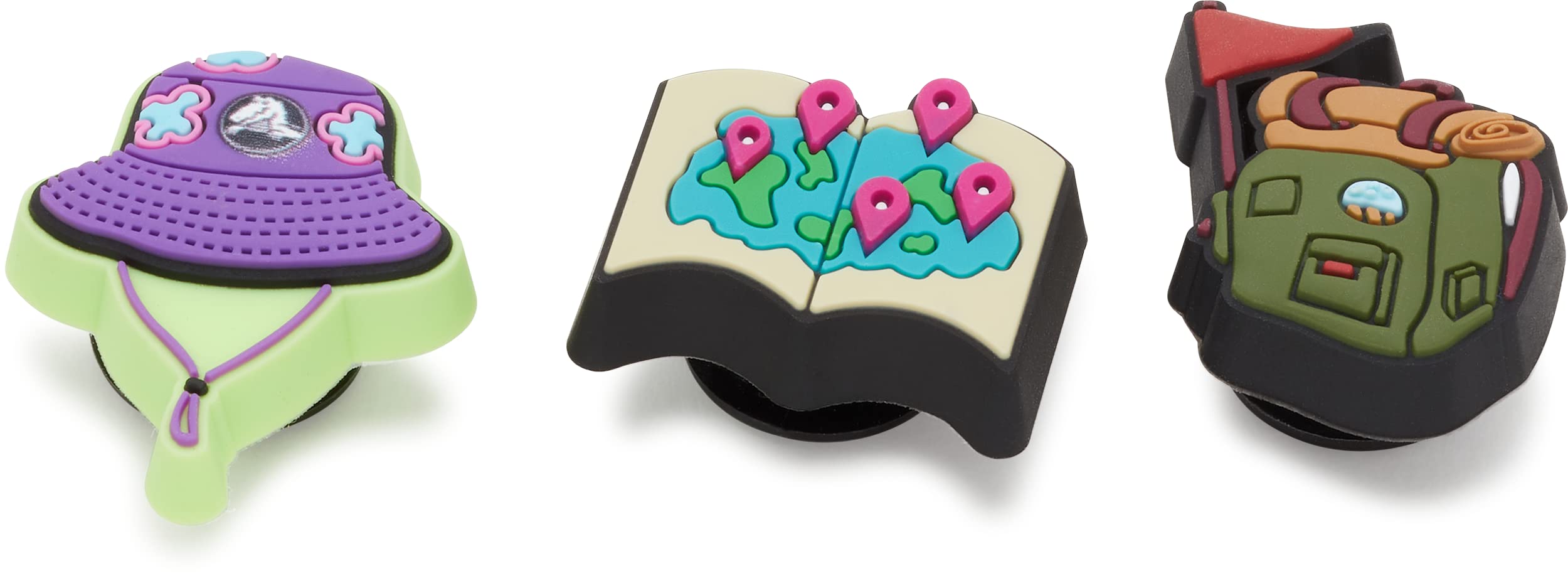 Crocs Jibbitz 3-Pack Shoe Charms for Crocs Shoes | Fun & Customizable Clog Accessories | Perfect for Kids & Adults | Great for School, Work & Outdoor Activities