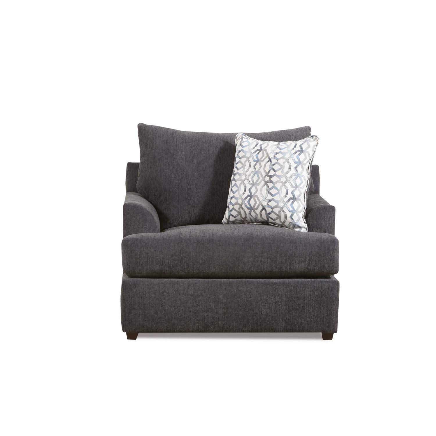Lane Home Furnishings Modern Gray Sofa - Comfortable Living Room Furniture for Small Spaces & Apartments | Perfect for Relaxing, Entertaining & Movie Nights