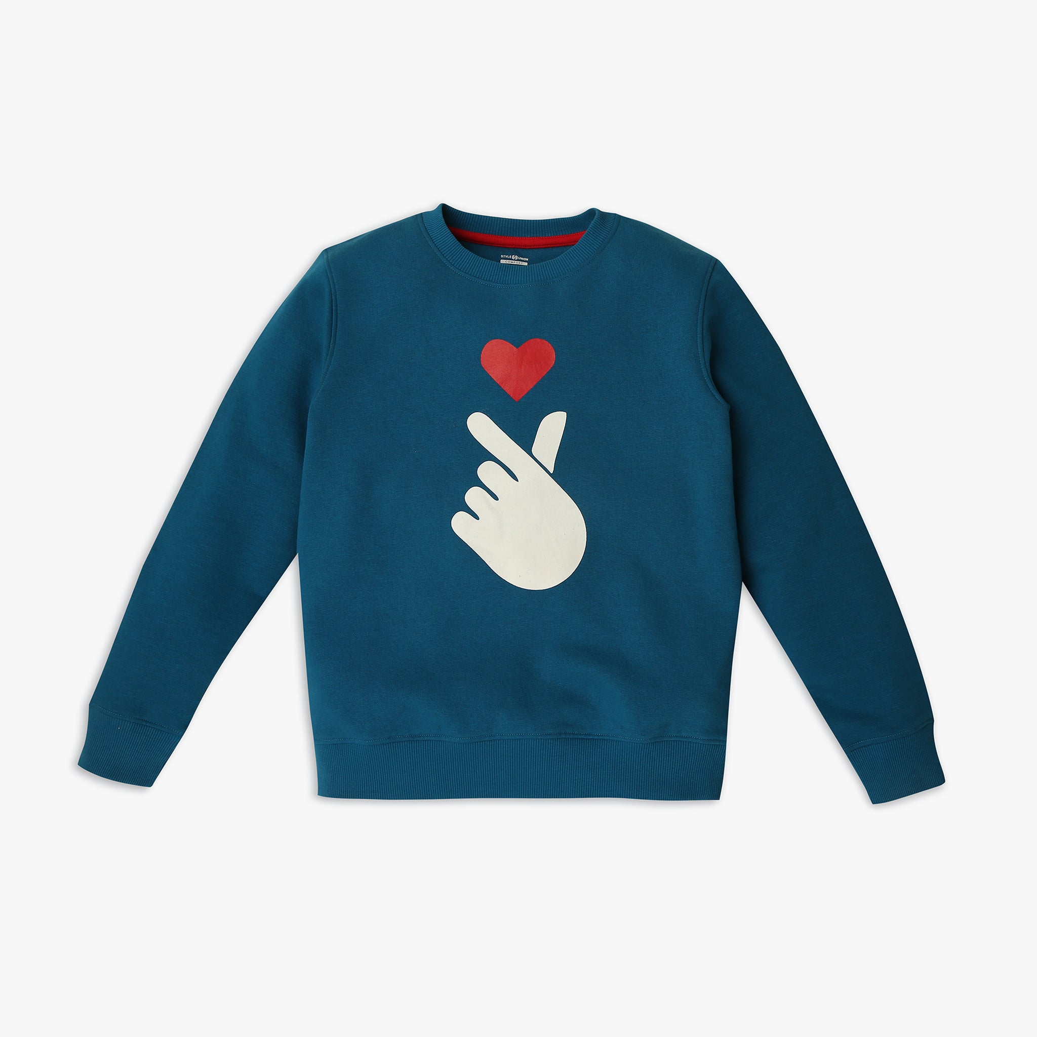 Girl's Regular Fit Graphic Sweat Tee - Cute Cotton Blend Pullover for School, Playdates & Casual Outings