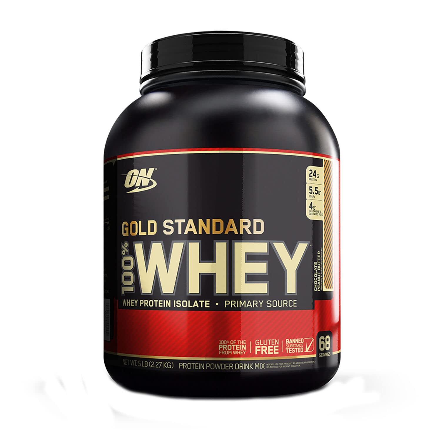 Optimum Nutrition Gold Standard 100% Whey Protein Powder - 5.15 lb Chocolate Malt Flavor for Muscle Recovery & Post-Workout Nutrition | Gym, Fitness & Bodybuilding Supplement