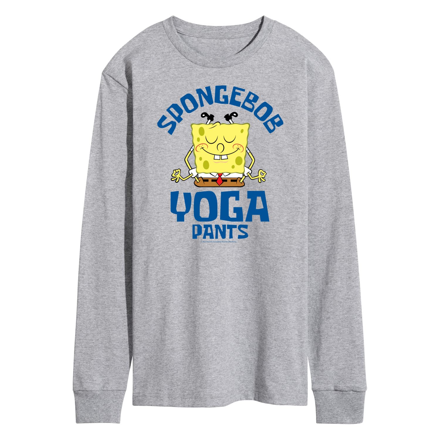 Spongebob Squarepants Yoga Pants for Men - Long Sleeve T-Shirt - Cartoon Character Apparel - Perfect for Yoga, Gym Workouts, and Casual Wear