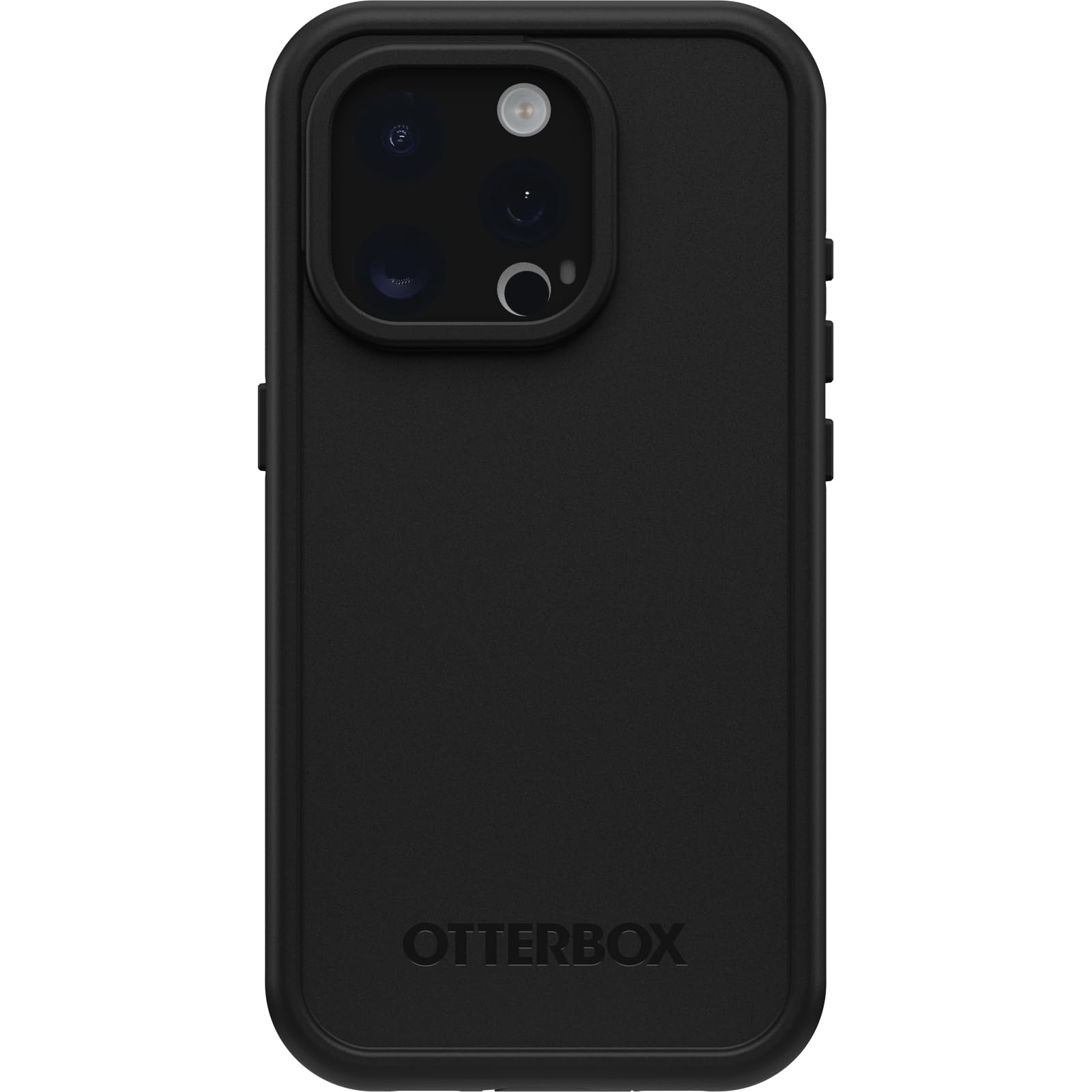 OtterBox iPhone 15 Pro FRĒ Series Waterproof Case with MagSafe - Black | Shockproof, 60% Recycled Plastic | Perfect for Outdoor Adventures, Swimming & Daily Protection (Compatible with iPhone 15 Pro Only)