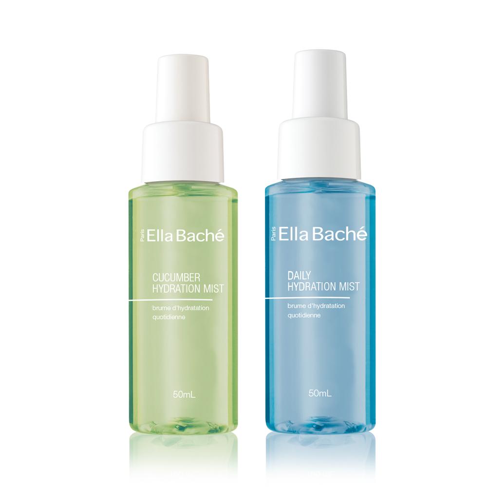 Daily Hydration Mist Duo Set - 2 Pack Refreshing Facial Spray for Dry Skin | On-The-Go Hydration for Office, Gym & Travel