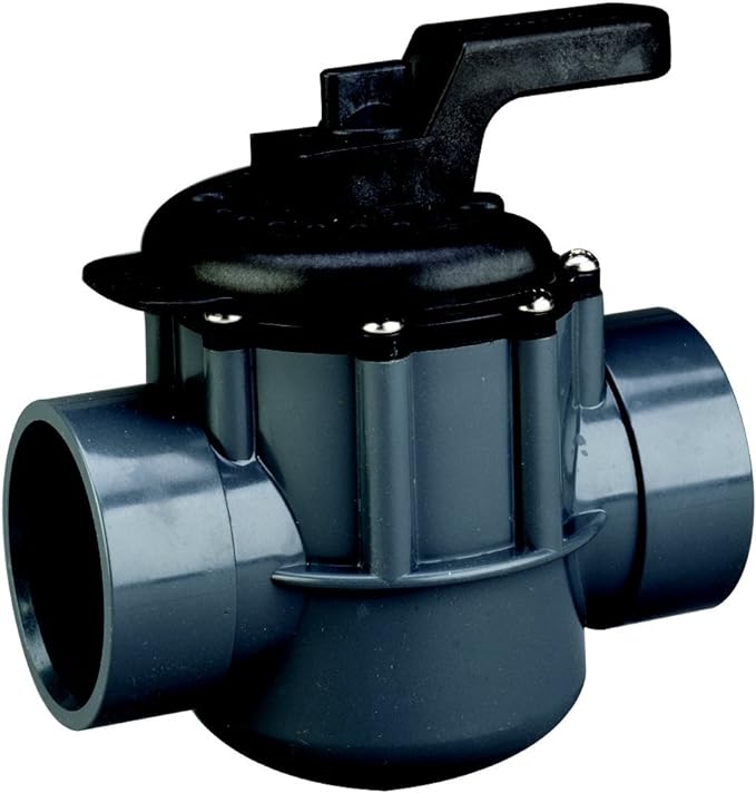Pentair 2-Way Valve 40mm (1 1/2 Inch) PVC Ball Valve for Pool, Spa, and Irrigation Systems - Durable Water Flow Control Solution