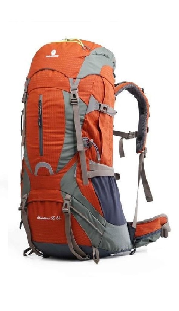 Gemgo Maleroads GMS2199 Durable Orange Backpack for School, Travel & Outdoor Adventures - Water-Resistant Laptop Bag with Multiple Pockets