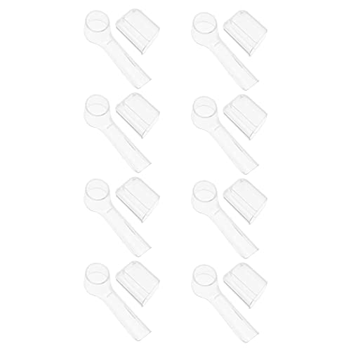 DOITOOL Electric Toothbrush Head Covers - 20 Pack Reusable Toothbrush Head Protectors for Adults & Kids - Hygienic Storage Case for Home & Travel - Compatible with Most Electric Toothbrushes - Perfect for Family Oral Care & On-the-Go Protection