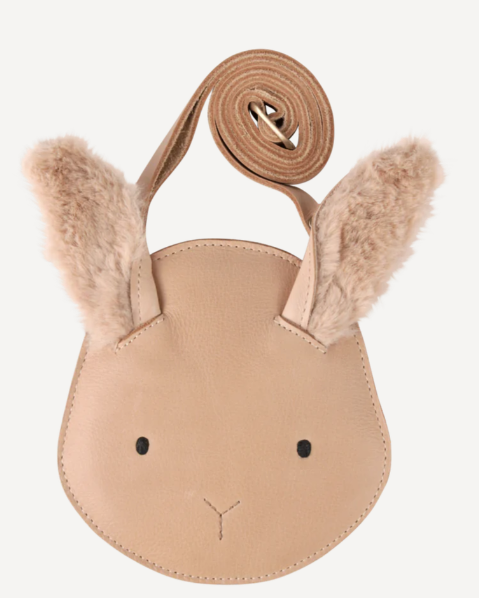 DONSJE BRITTA Fluffy Bunny Purse for Kids - Soft Plush Rabbit Crossbody Bag (One Size) - Perfect for Easter, Birthday Gifts & Everyday Play