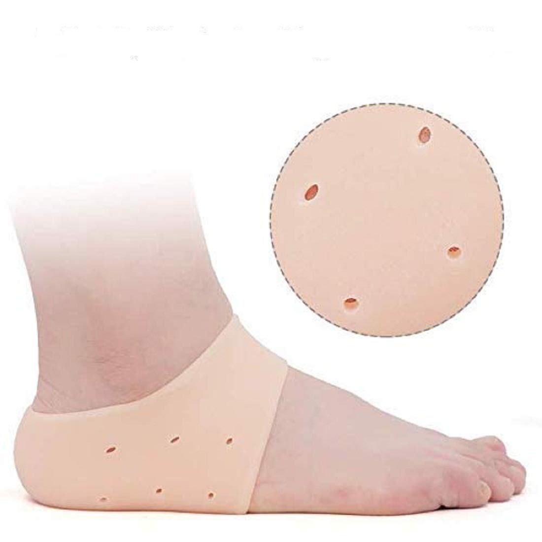 Moisturizing Gel Heel Socks for Cracked Feet - Anti Crack Heel Protector for Men & Women - Soft Foot Care Socks for Dry Skin - Comfortable & Stylish Heel Shoes for Girls - Perfect for Overnight Healing, Work, and Daily Wear