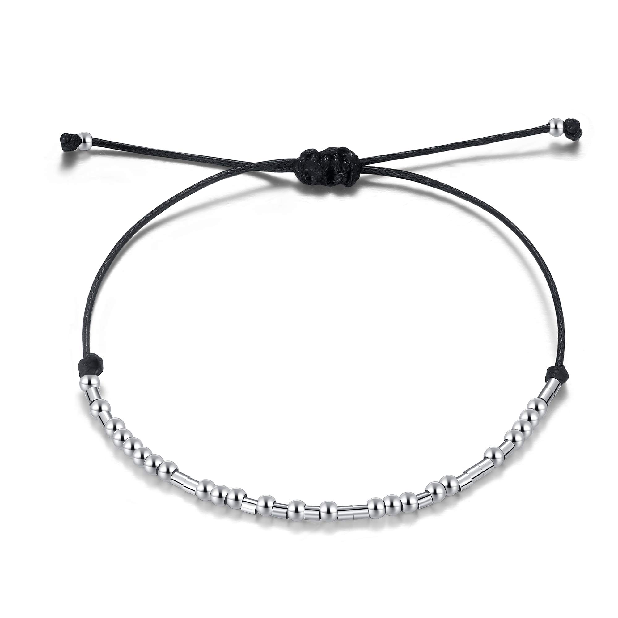 Morse Code Bracelets for Women - Inspirational Jewelry Gift for Her, Best Friend, Birthday, Graduation - Perfect for Daily Wear, Special Occasions & Meaningful Surprises