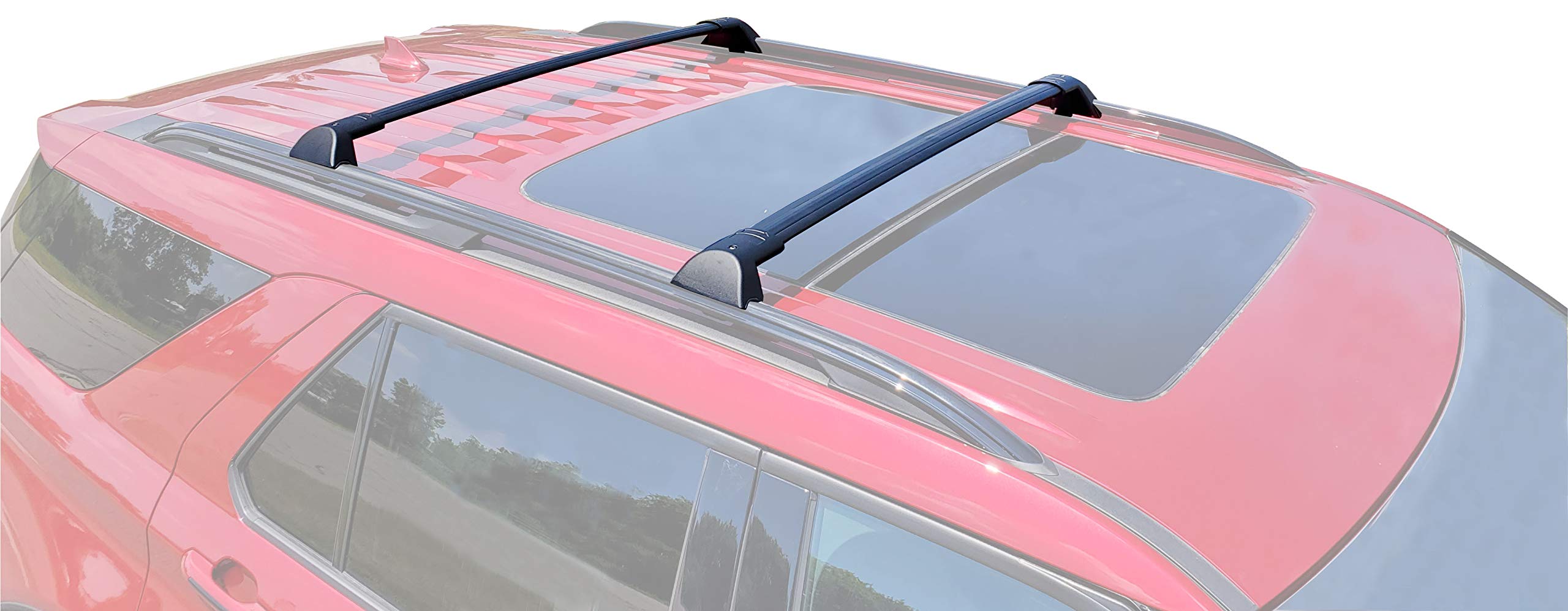 BRIGHTLINES Heavy Duty Crossbars Roof Racks for Ford Explorer 2020-2025 | Universal Kayak, Ski, Bike & Luggage Carrier | Perfect for Outdoor Adventures, Camping & Road Trips