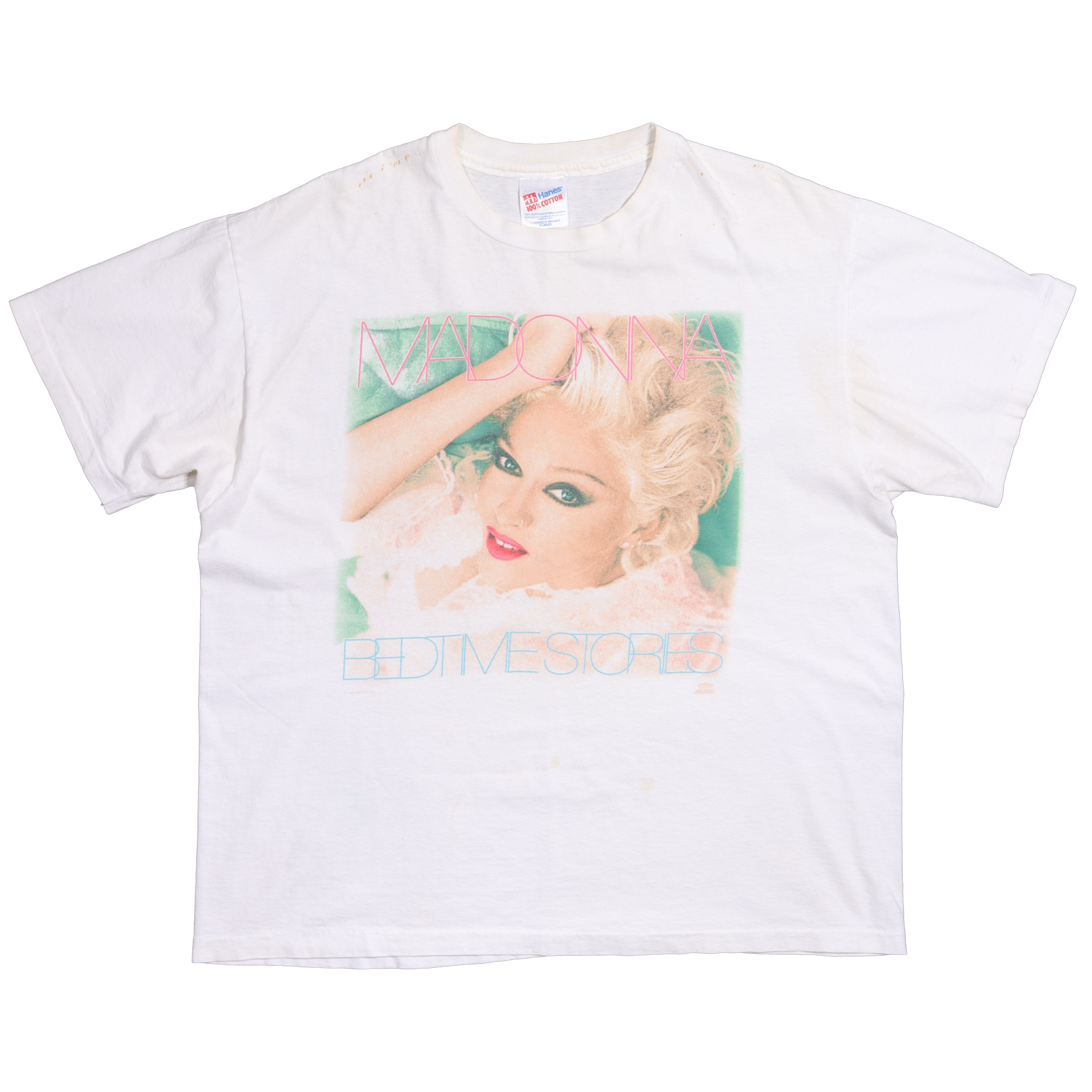 Vintage 1990's Madonna 'Bedtime Stories' Tour T-Shirt - Retro Music Band Tee for Concerts & 90s Nostalgia Fans