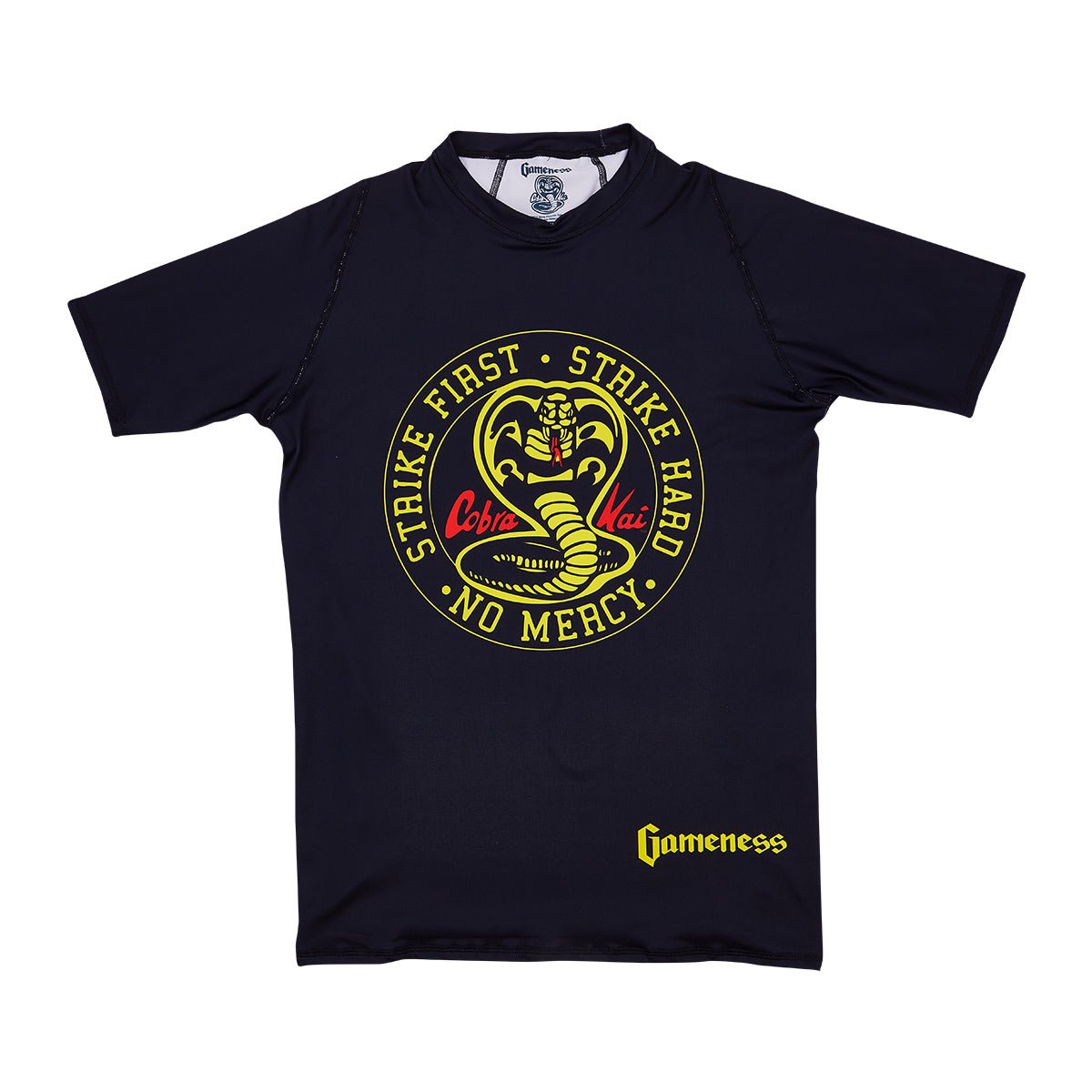 Cobra Kai Short Sleeve Rash Guard - UPF 50+ Sun Protection for Men & Women - Perfect for MMA, Surfing, Swimming & Beach Activities