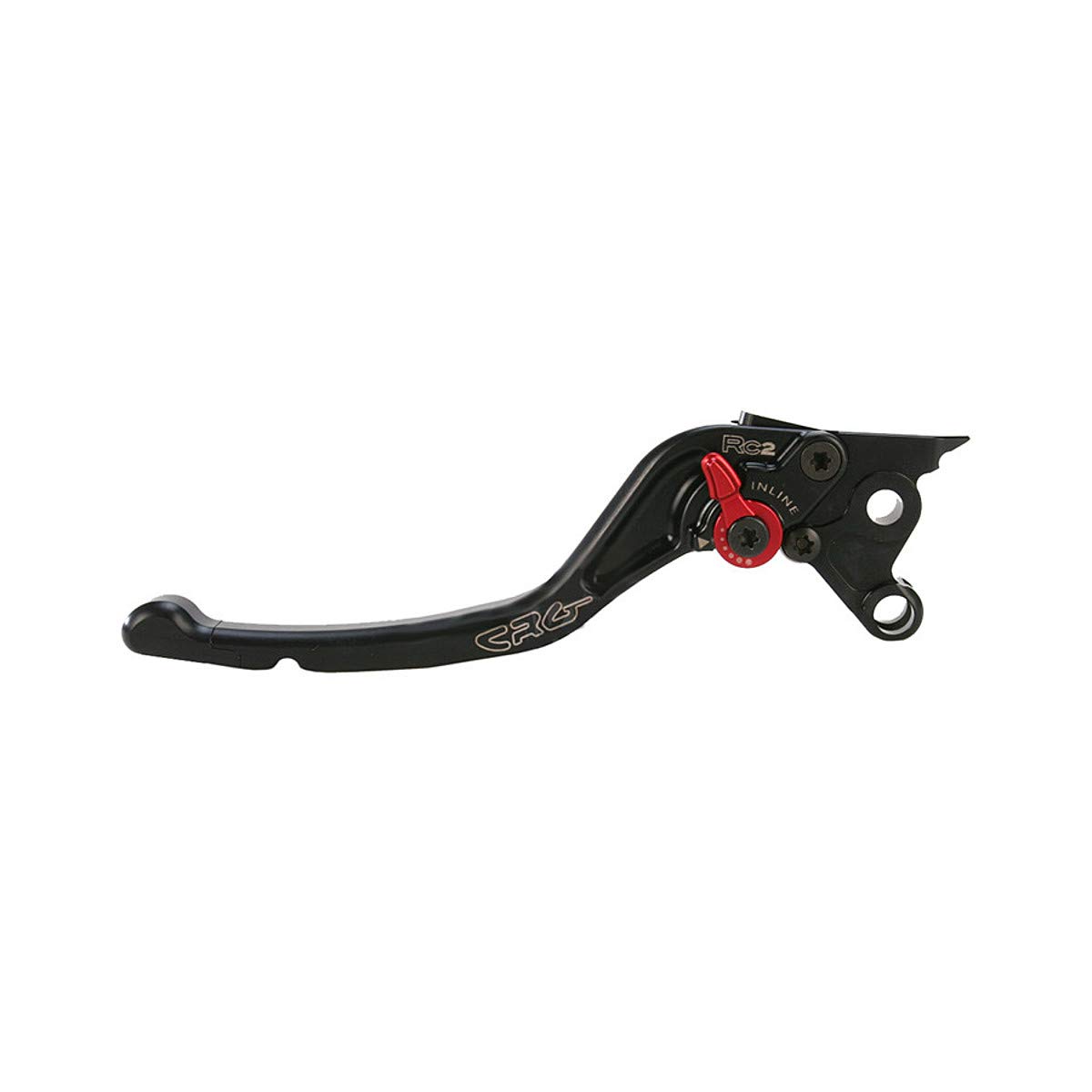 CRG RC2 Shorty Black Clutch Lever for 1997-2005 Suzuki GSXR600 - Perfect for Racing, Track Days & Performance Motorcycle Upgrades