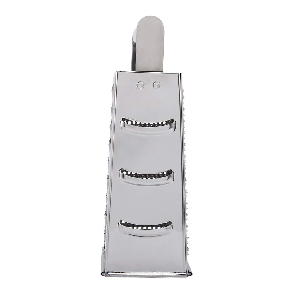 Stainless Steel Vegetable & Fruit Grater - Dishwasher Safe Kitchen Tool for Restaurants & Home Use - Perfect for Grating Cheese, Zesting Citrus & Preparing Healthy Snacks