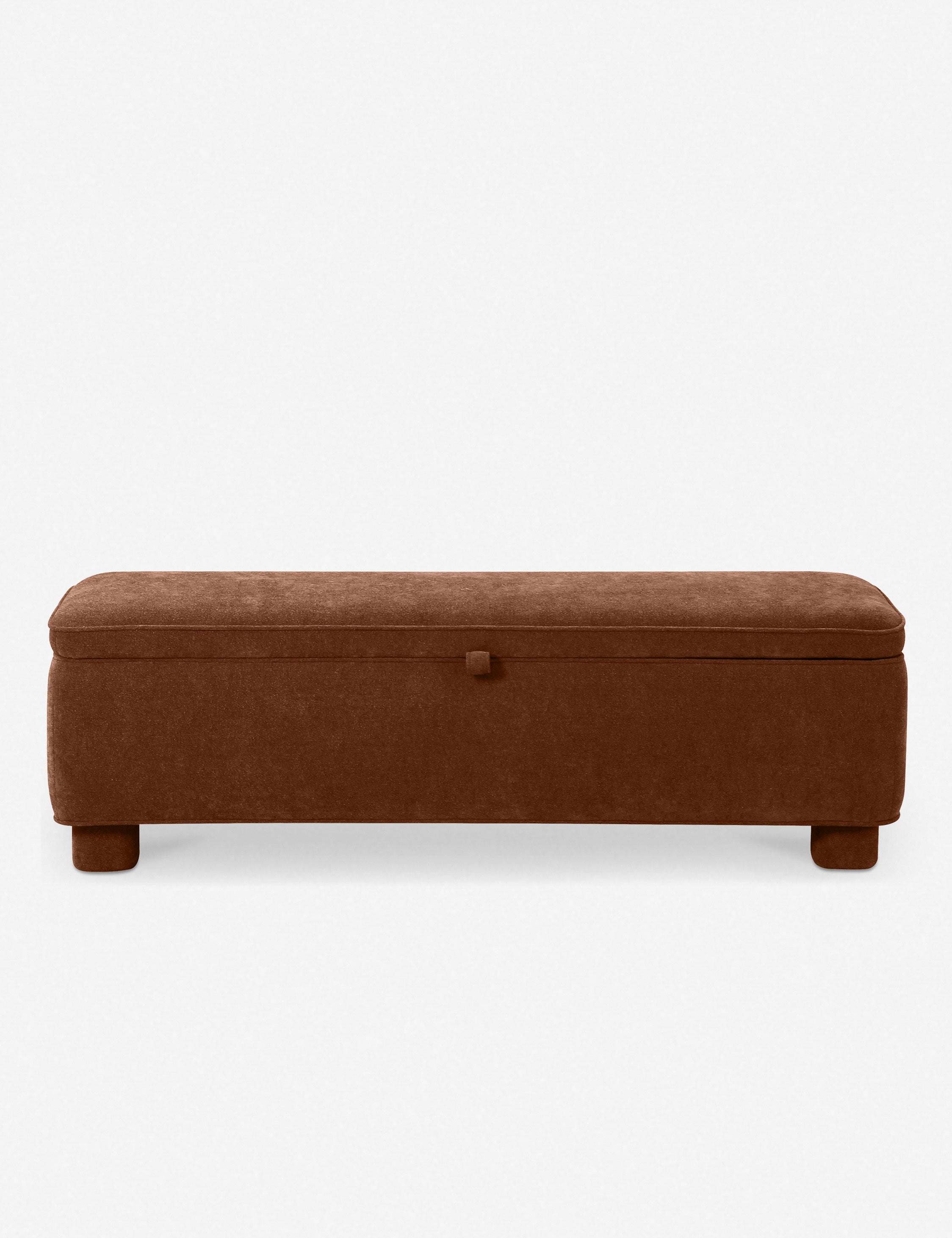 Asner Storage Bench - Foldable Entryway Bench with Cushion, Shoe Storage Ottoman for Living Room, Bedroom & Hallway - Perfect for Small Spaces & Home Organization