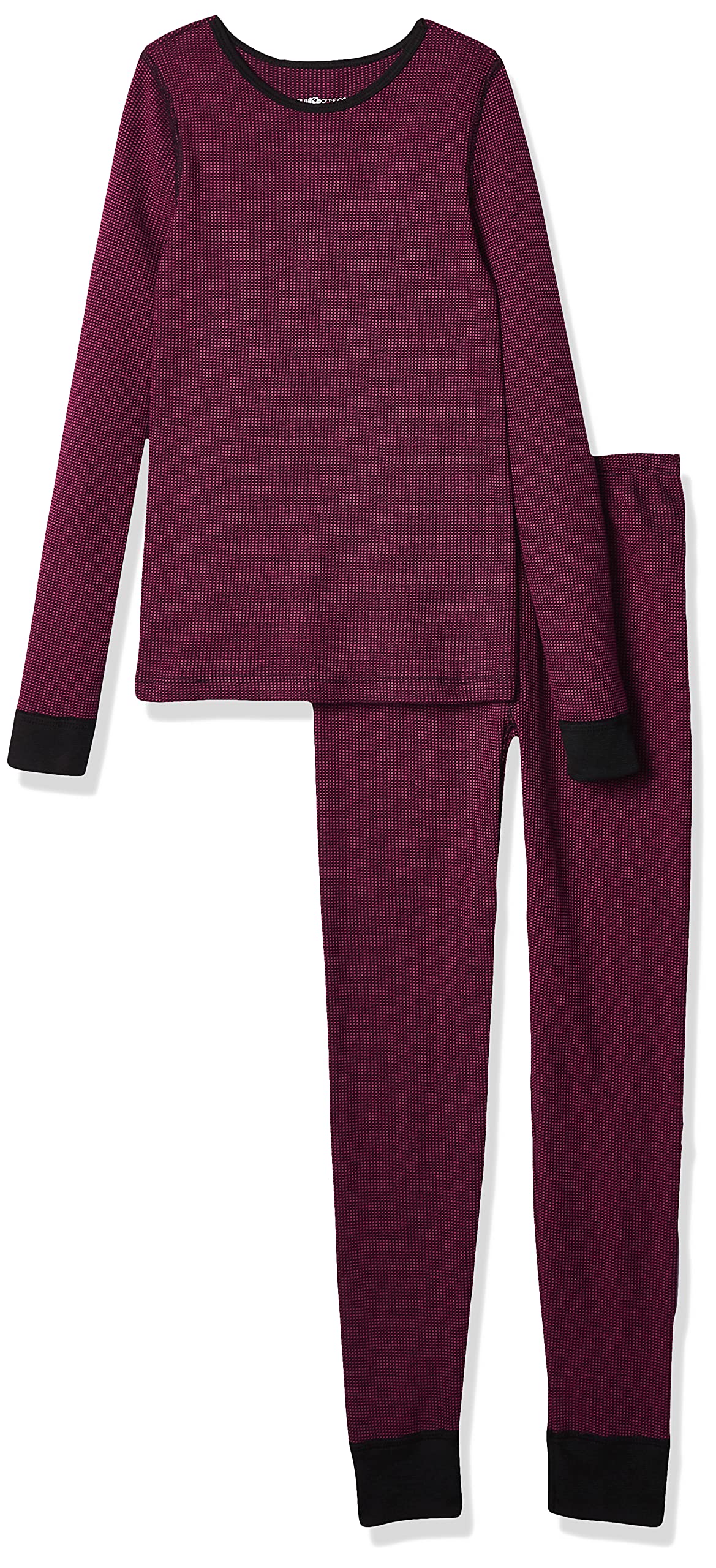 Fruit of the Loom Girls' Premium Thermal Waffle Underwear Set - Soft Cotton Long Underwear for Winter, Cold Weather & Layering - Perfect for School, Outdoor Activities & Sleepwear