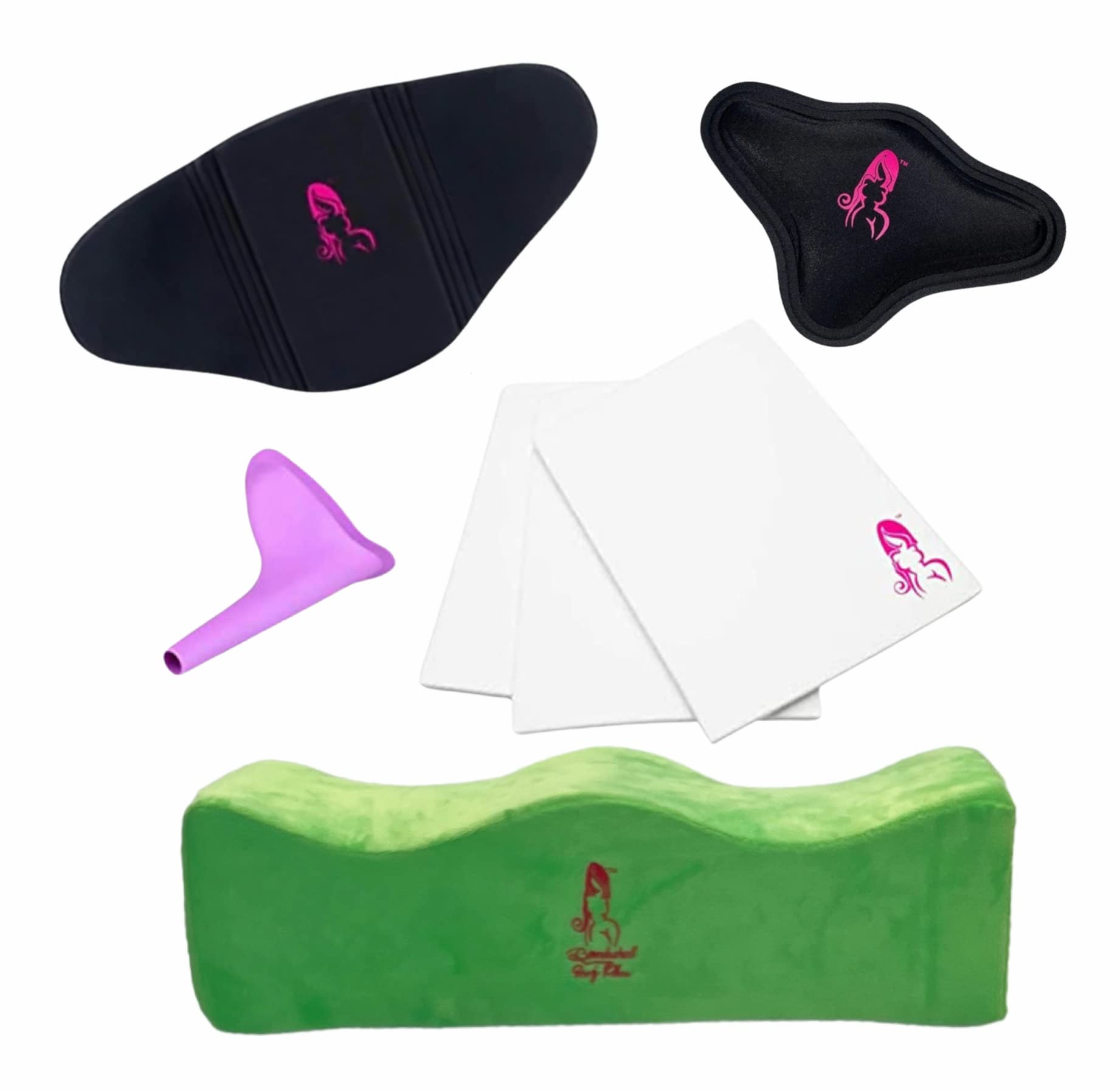 Bombshell Booty Pillow Kit - BBL Lumbar Backboard, Ab Tablet & Lipo Foam for Post-Surgery Comfort | Perfect for Brazilian Butt Lift Recovery, Sitting Support & Body Contouring Aftercare