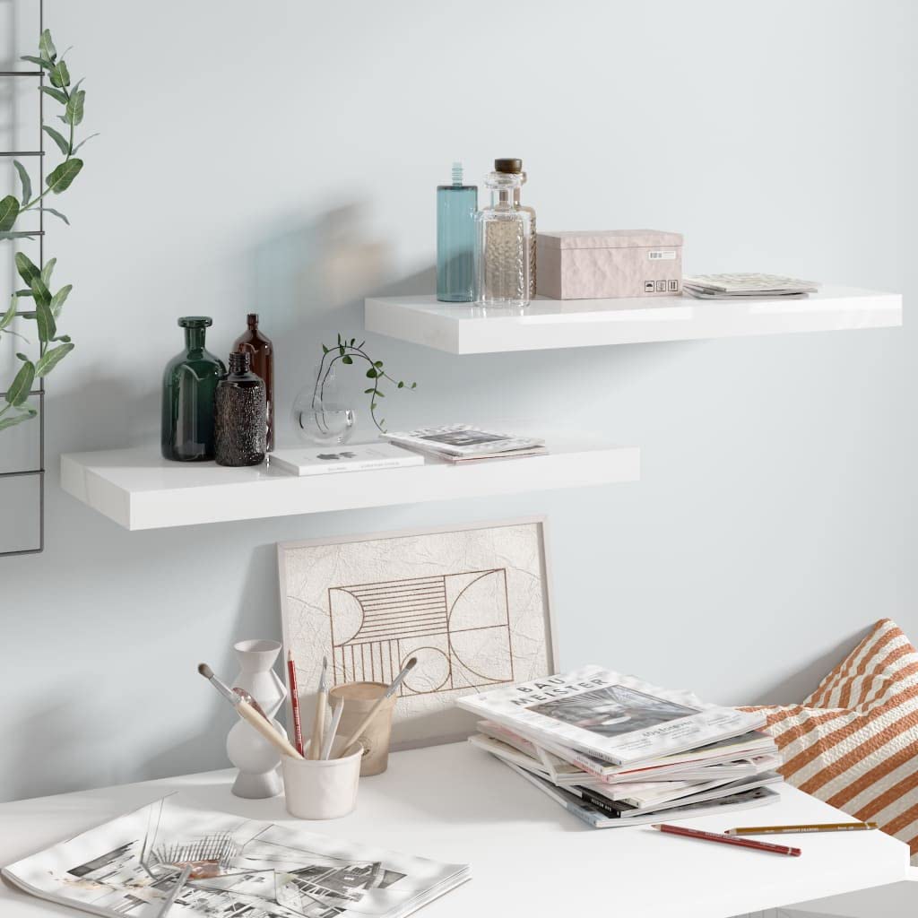 2-Pack Floating Wall Shelves - 23.6