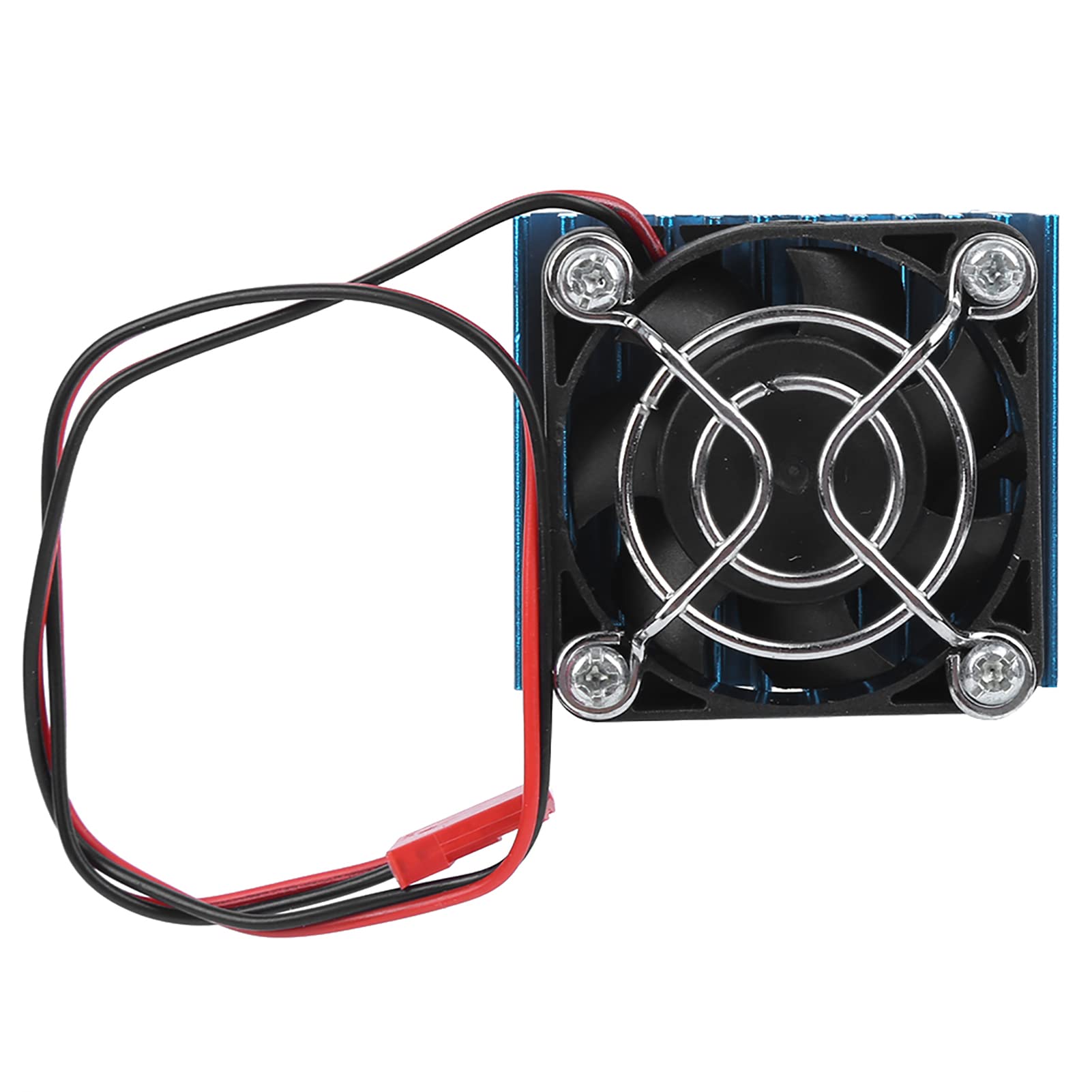 High Performance RC Motor Heat Sink Cooler with Protective Net - Efficient Aluminum Alloy Cooling System for 1/10 Scale RC Cars & Trucks (Blue) - Perfect for Racing, Off-Road & High-Speed RC Enthusiasts