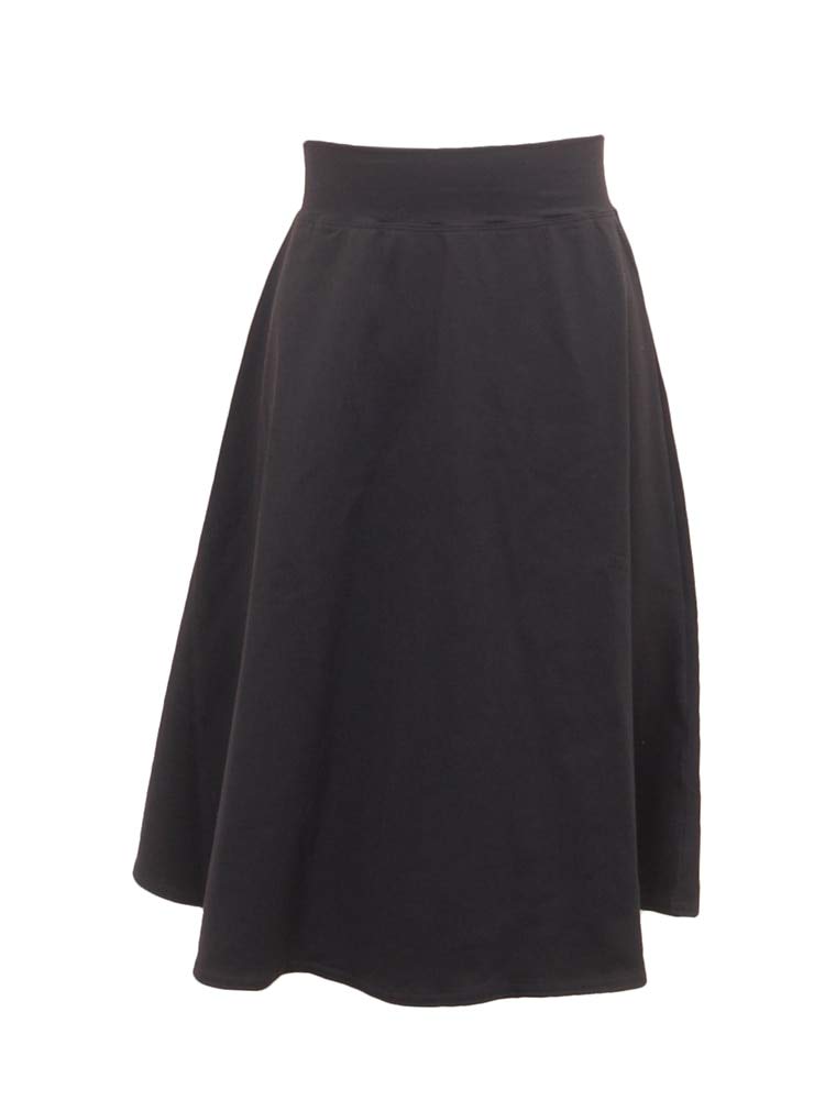 Hard Tail Forever Supplex A-Line Skirt - Knee Length Women's Skirt (Style SUP-86) for Yoga, Running & Casual Wear