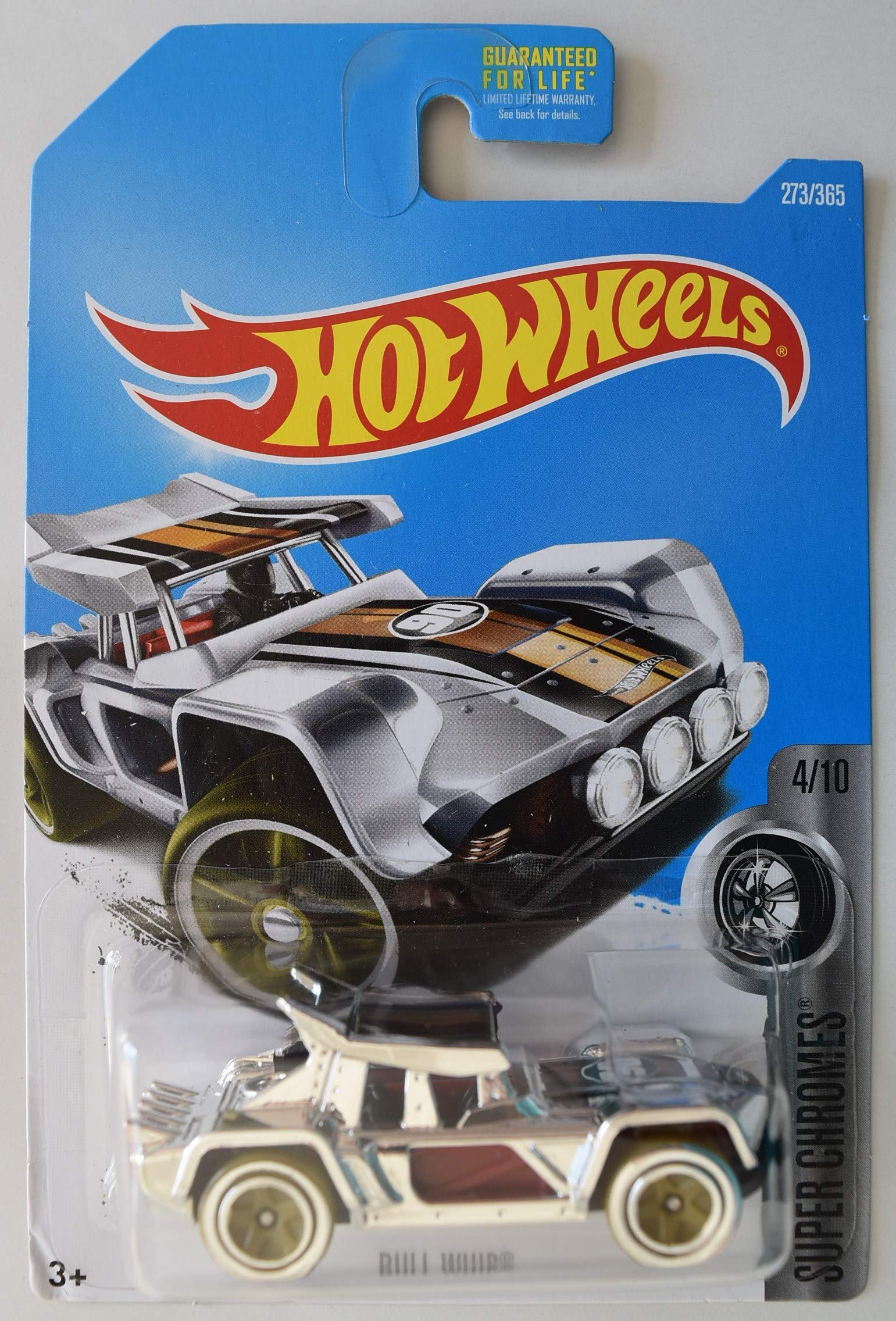 Hot Wheels Chrome Bull Whip DieCast Car #273/365 - Collectible Toy Car for Kids & Adults, Perfect for Display, Racing Play & Gift Giving