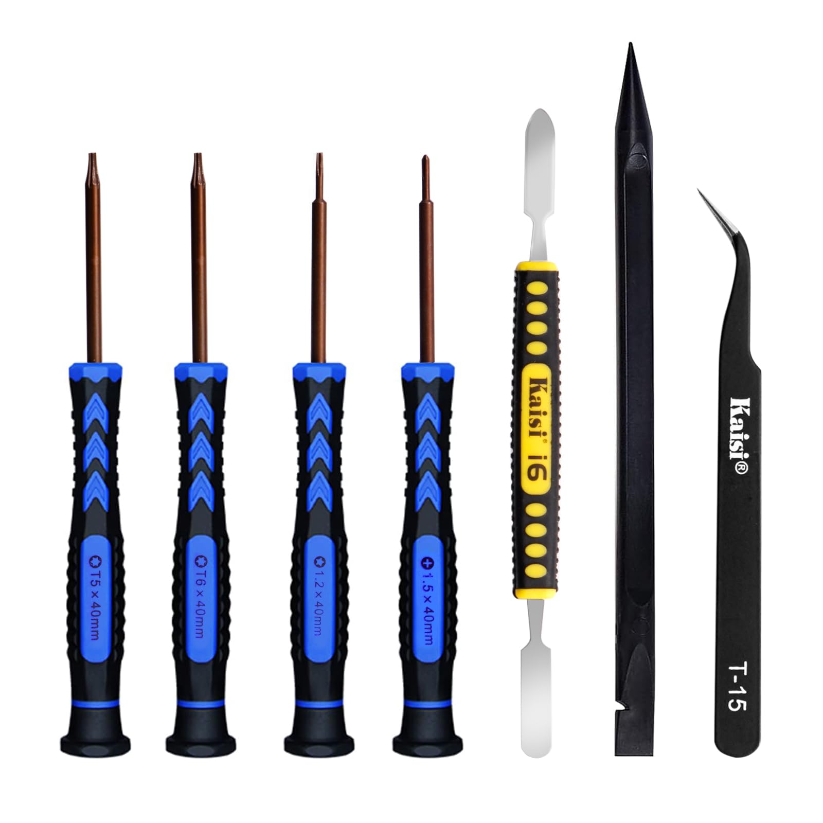 Premium MacBook Repair Kit - 7-Piece Screwdriver Set with P5 Pentalobe, T5/T6 Torx, PH000 Phillips Bits + Metal/Nylon Spudgers - Compatible with MacBook Pro & Air - Perfect for DIY Repairs, Screen Replacement & Electronics Maintenance