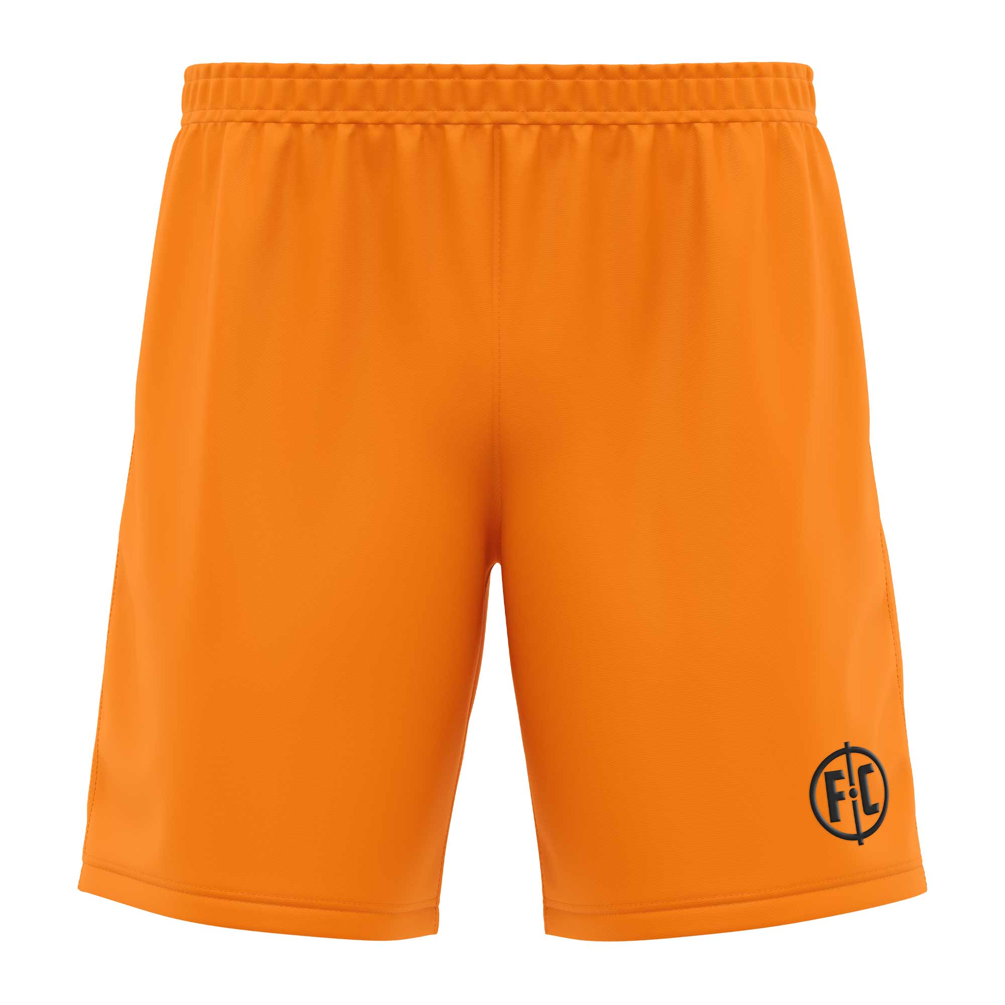 FC Match Football Shorts Fluro Orange - High-Performance Soccer Shorts for Men & Women - Perfect for Training, Matches & Casual Wear