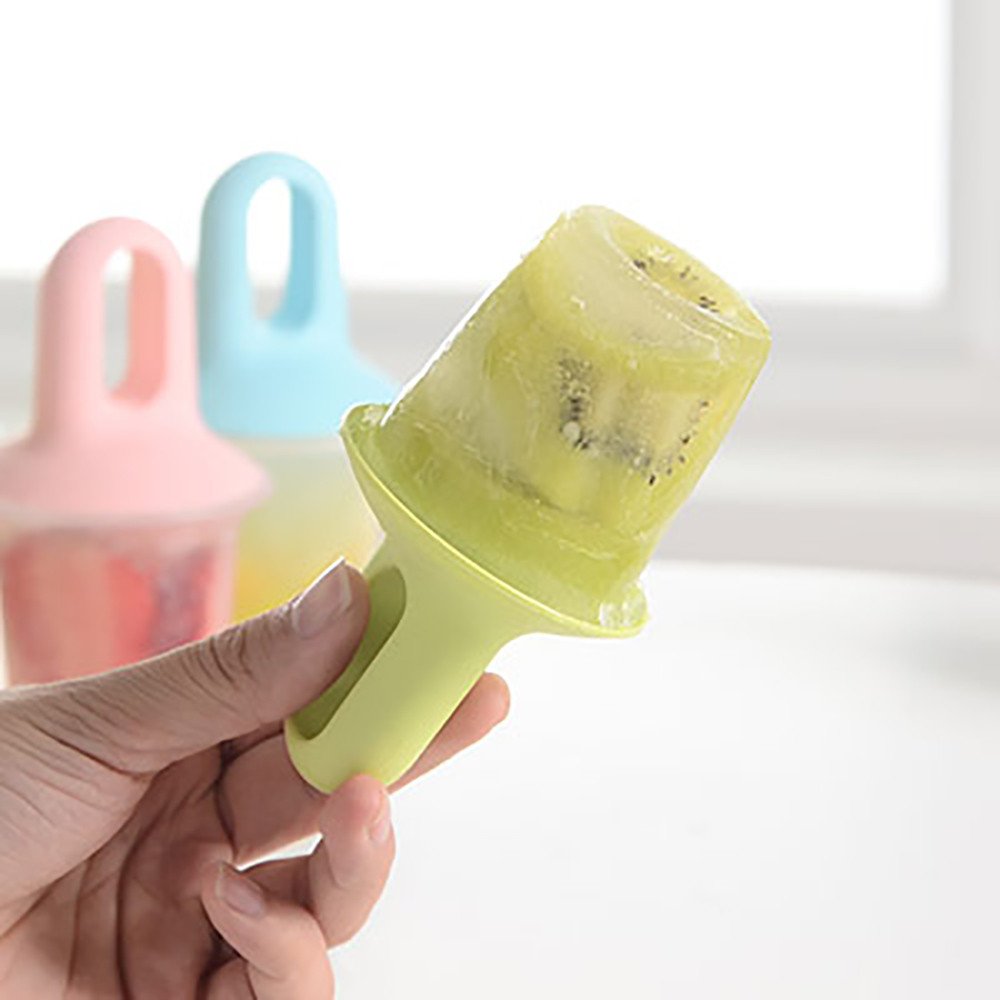 Buckle Popsicle Mold with Lid - Portable DIY Ice Pop Maker, Ice Stick & Cake Molds for Baking - Perfect for Summer Treats, Kids Snacks & Party Desserts