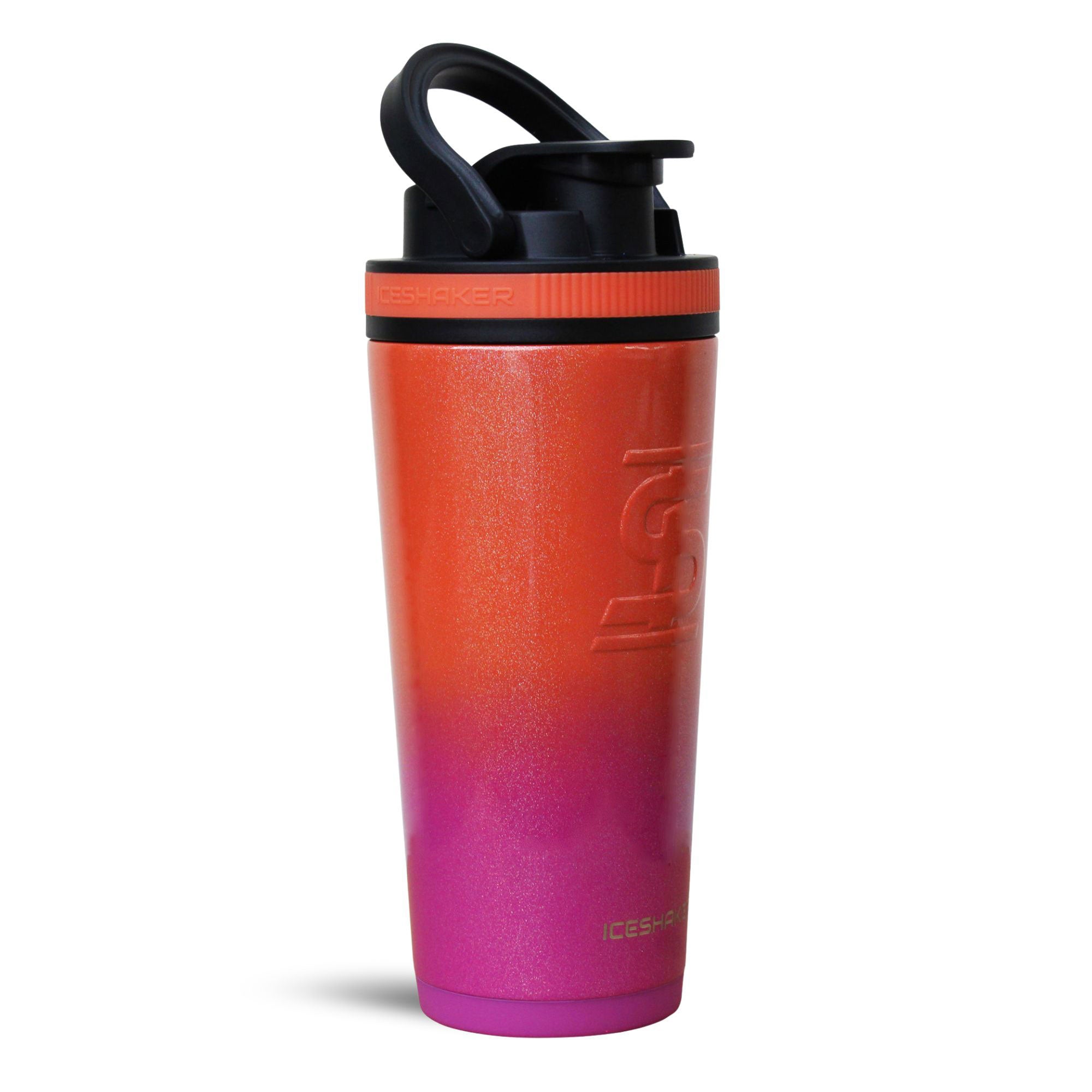 Ombre Series 26oz Ice Shaker Bottle - Leak Proof Protein Shaker Cup for Gym & Workouts - Summer Escape Collection - Perfect for Protein Shakes, Smoothies & Post-Workout Drinks