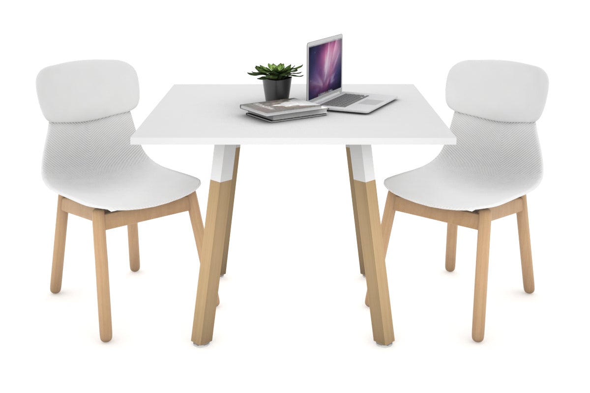 Solid Wood Square Coffee Table with Quadro Legs - 31.5