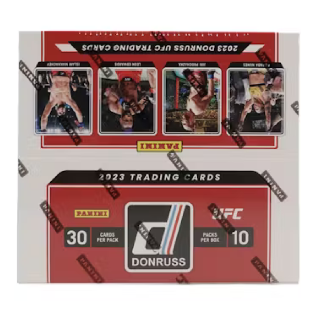 2023 Panini Donruss UFC Hobby Box - 24 Packs of Trading Cards with Autographs & Memorabilia - Perfect for UFC Fans, Collectors and Fantasy Sports Enthusiasts