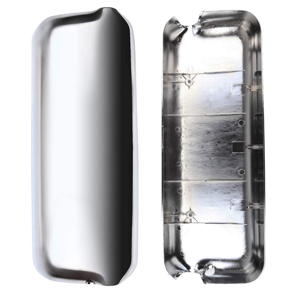 CCiyu Towing Mirror for Freightliner Century & Columbia (2005-2017) - Chrome Housing Truck Mirror with Cap | Enhanced Visibility for Safe Towing & Highway Driving