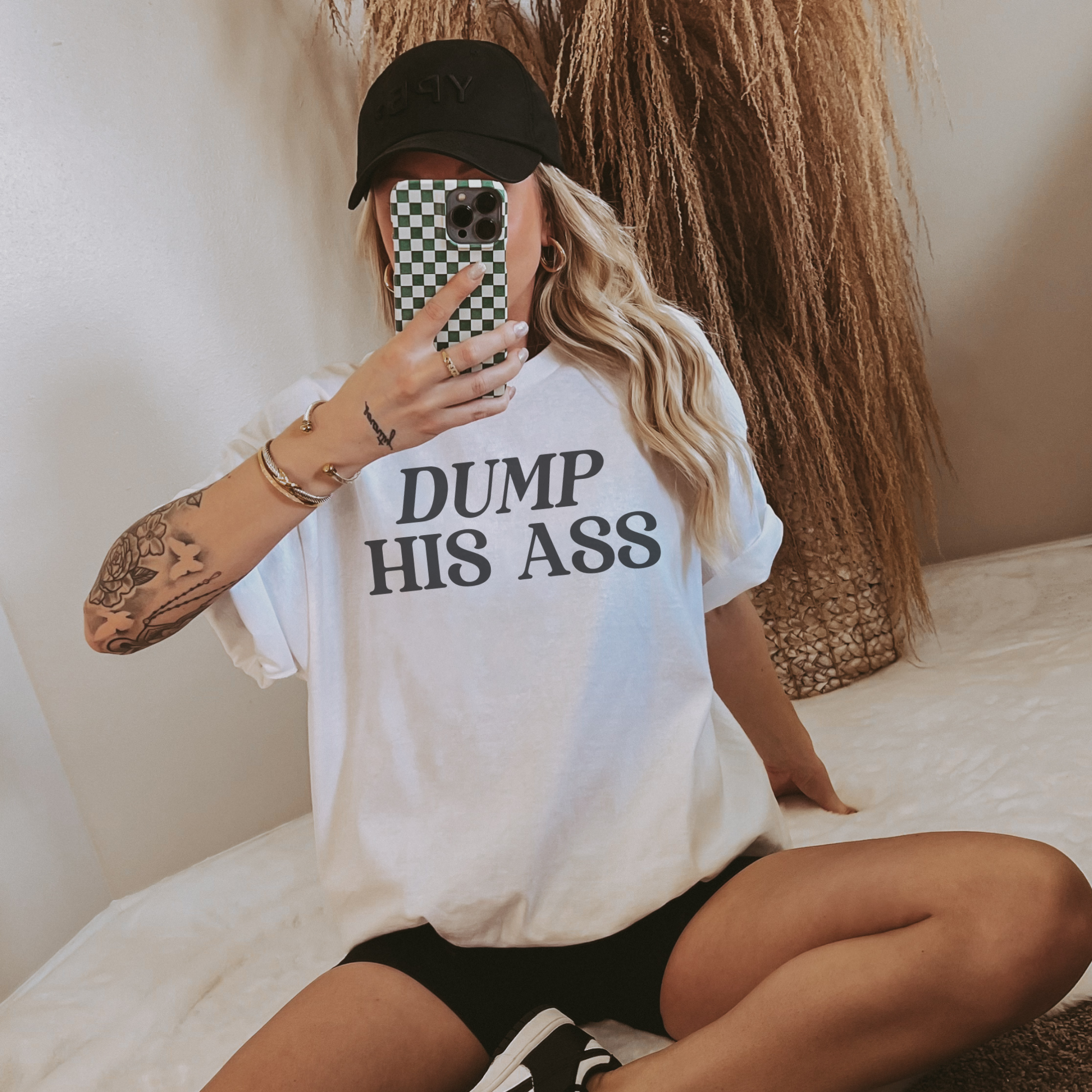 Dump His Ass Shirt - Funny Breakup T-Shirt for Women - Sarcastic Relationship Humor Tee - Perfect for Girls Night Out, Divorce Parties & Moving On