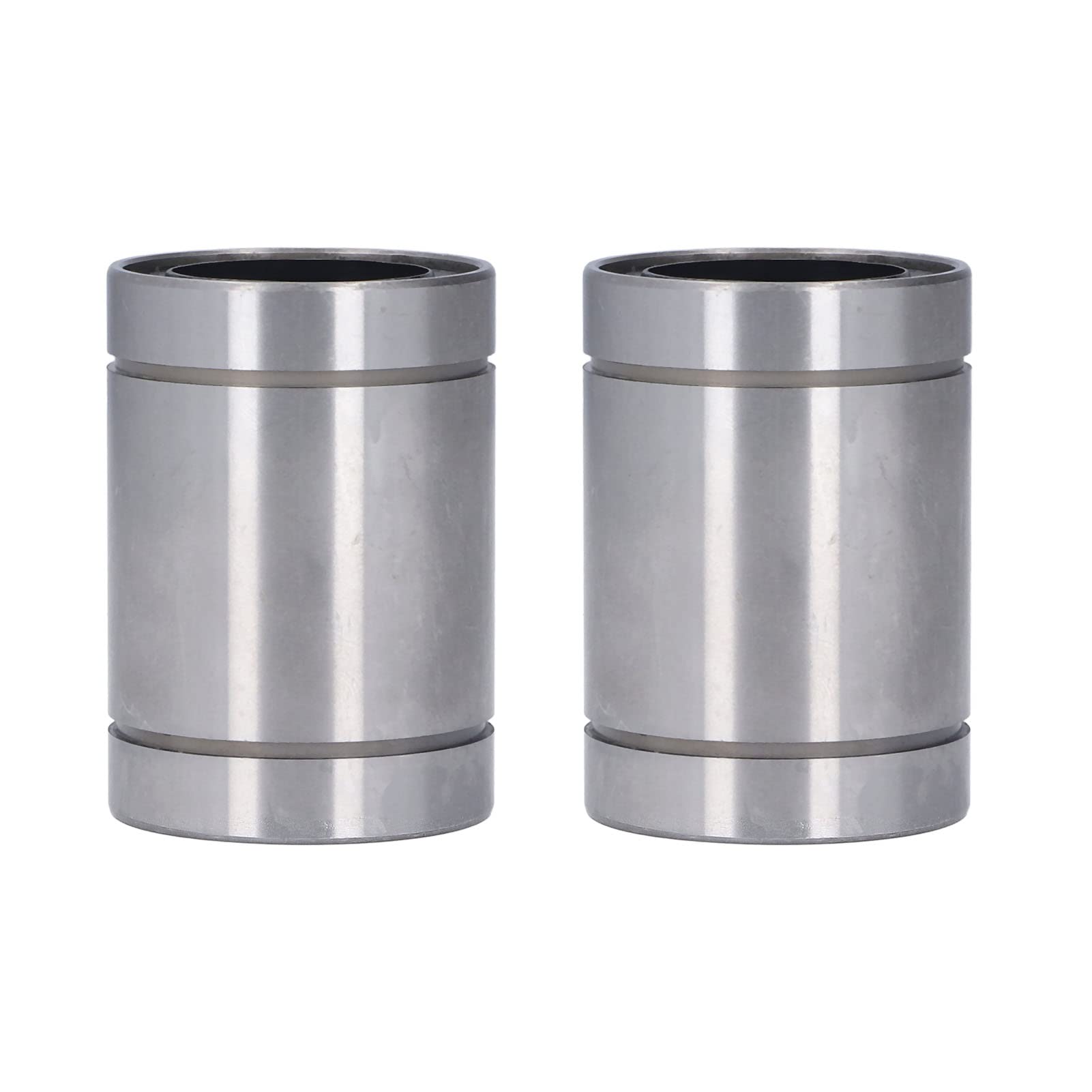 2PCS 30mm Bore 45mm OD 64mm Long Linear Ball Bearings - High Precision Cylinder Linear Motion Bearings for 3D Printers, CNC Machines, Linear Slides & Electronics | DIY Projects, Robotics & Industrial Automation Applications