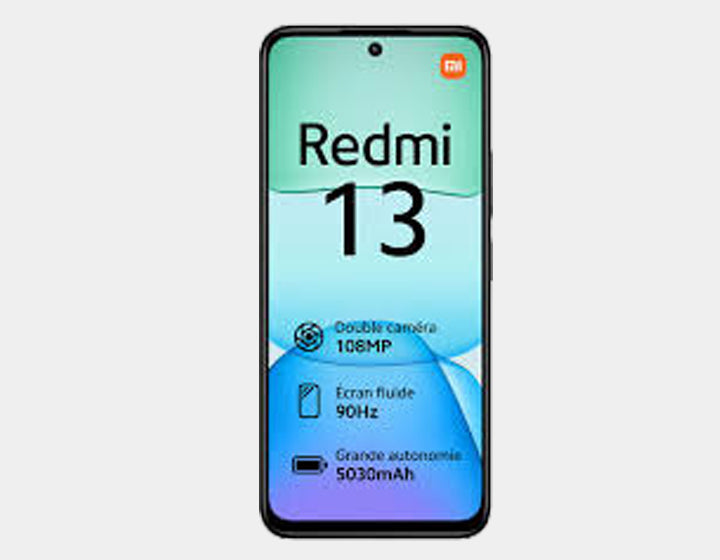 Xiaomi Redmi 13 4G Smartphone - 128GB ROM 6GB RAM Dual SIM Unlocked GSM (Midnight Black) - Perfect for Travel, Business & Everyday Use