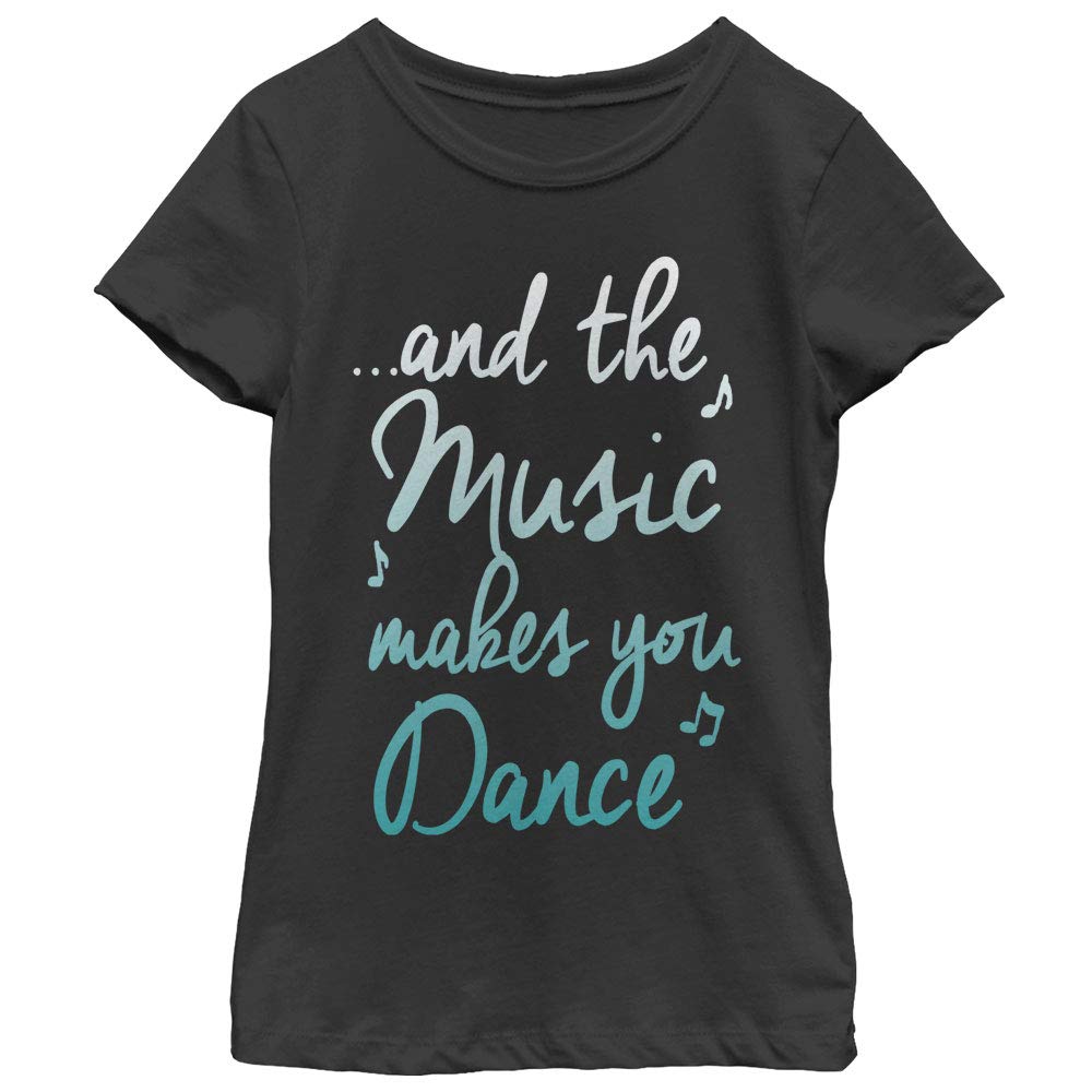 Girl's Chin UP Dance Your Heart Out T-Shirt | Cute Motivational Dance Tee for Kids | Perfect for Dance Classes, Recitals & Cheerleading