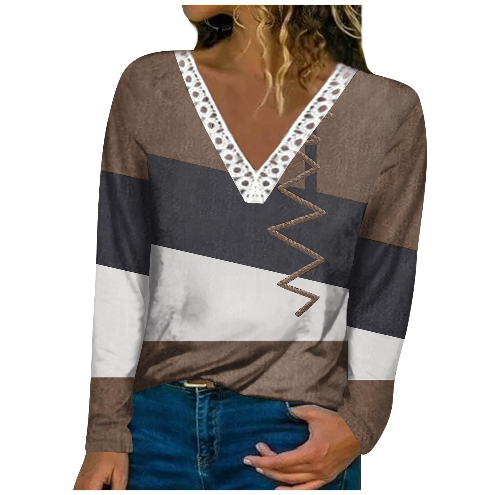 Women's Satin Shirt - Long Sleeve & Sleeveless Tops, Plus Size 22, Elegant Lace Blouses for Fall | Perfect for Office Wear, Date Nights & Special Occasions
