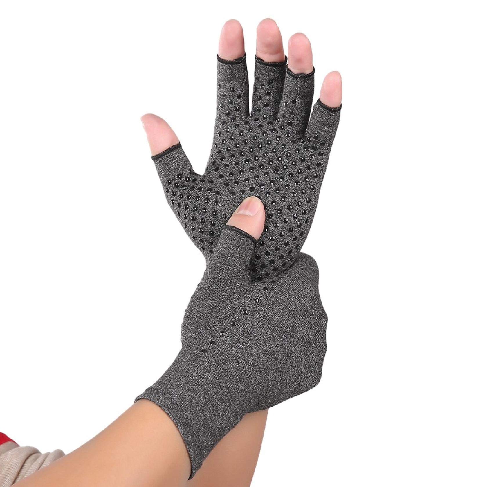 JKRED Arthritis Compression Gloves for Women & Men - Therapeutic Hand Support for Pain Relief, Improved Circulation & Warmth - Ideal for Typing, Knitting & Daily Activities